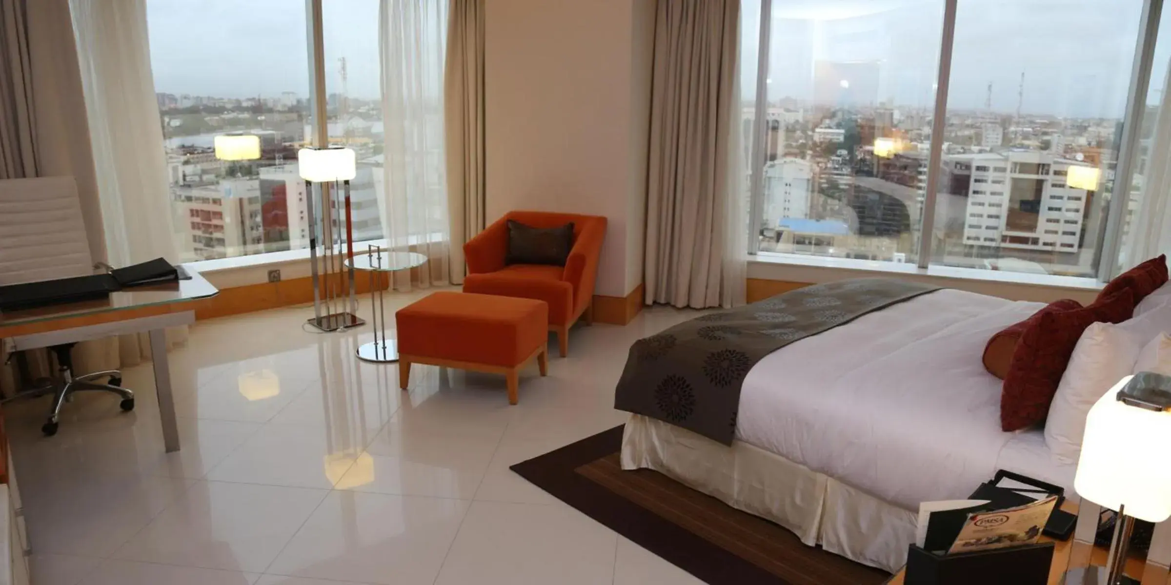 Bedroom, Bed in Lagos Continental Hotel Bedroom, Bed in Lagos Continental Hotel