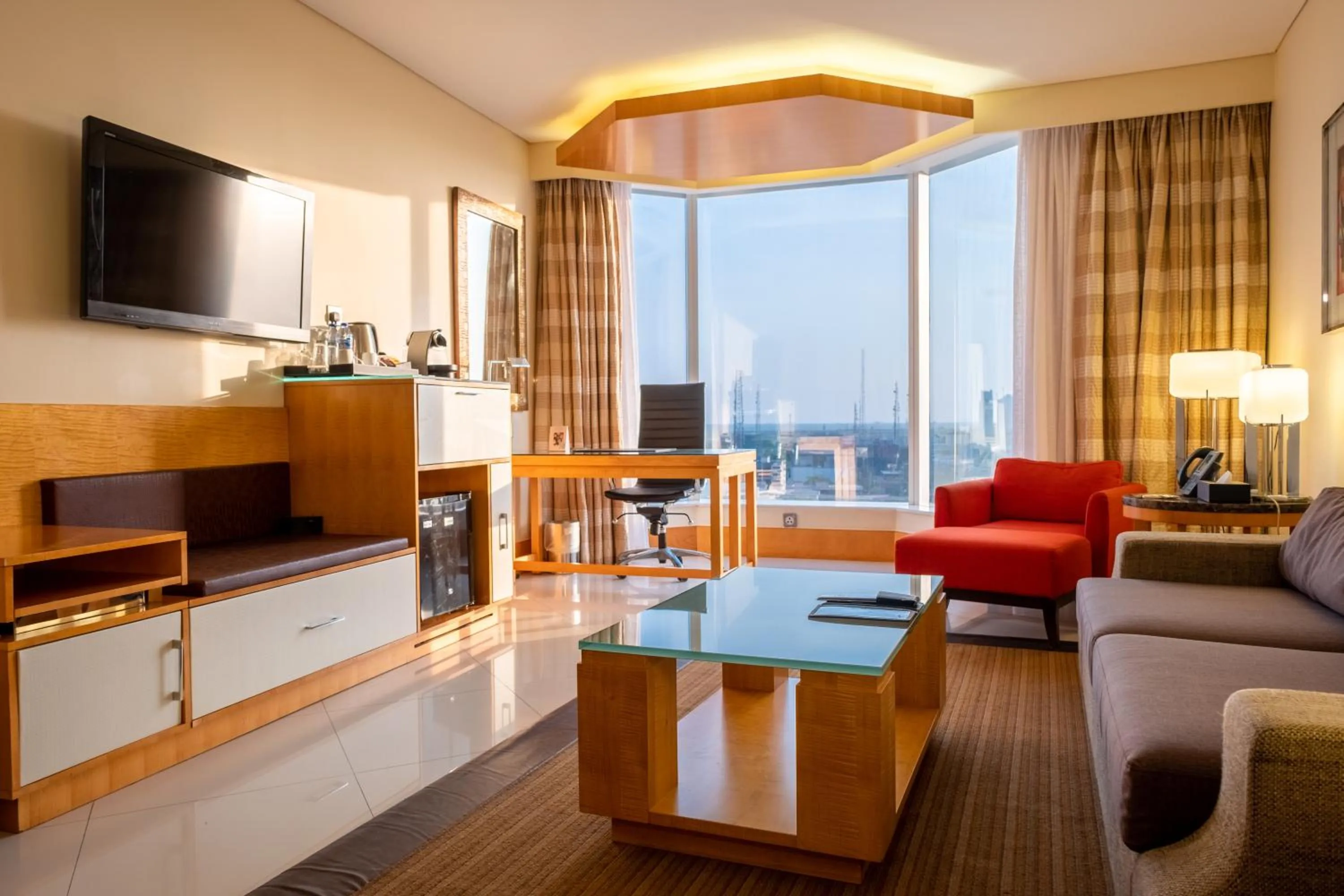 Living room in Lagos Continental Hotel