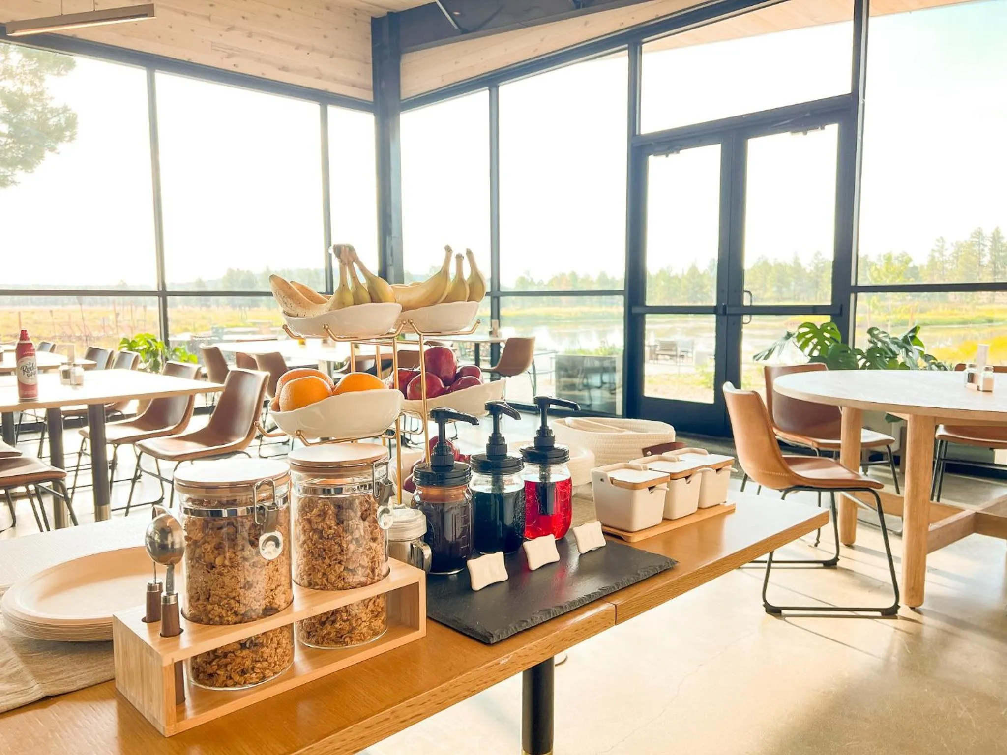 Breakfast in Backland Luxury Nature Resort