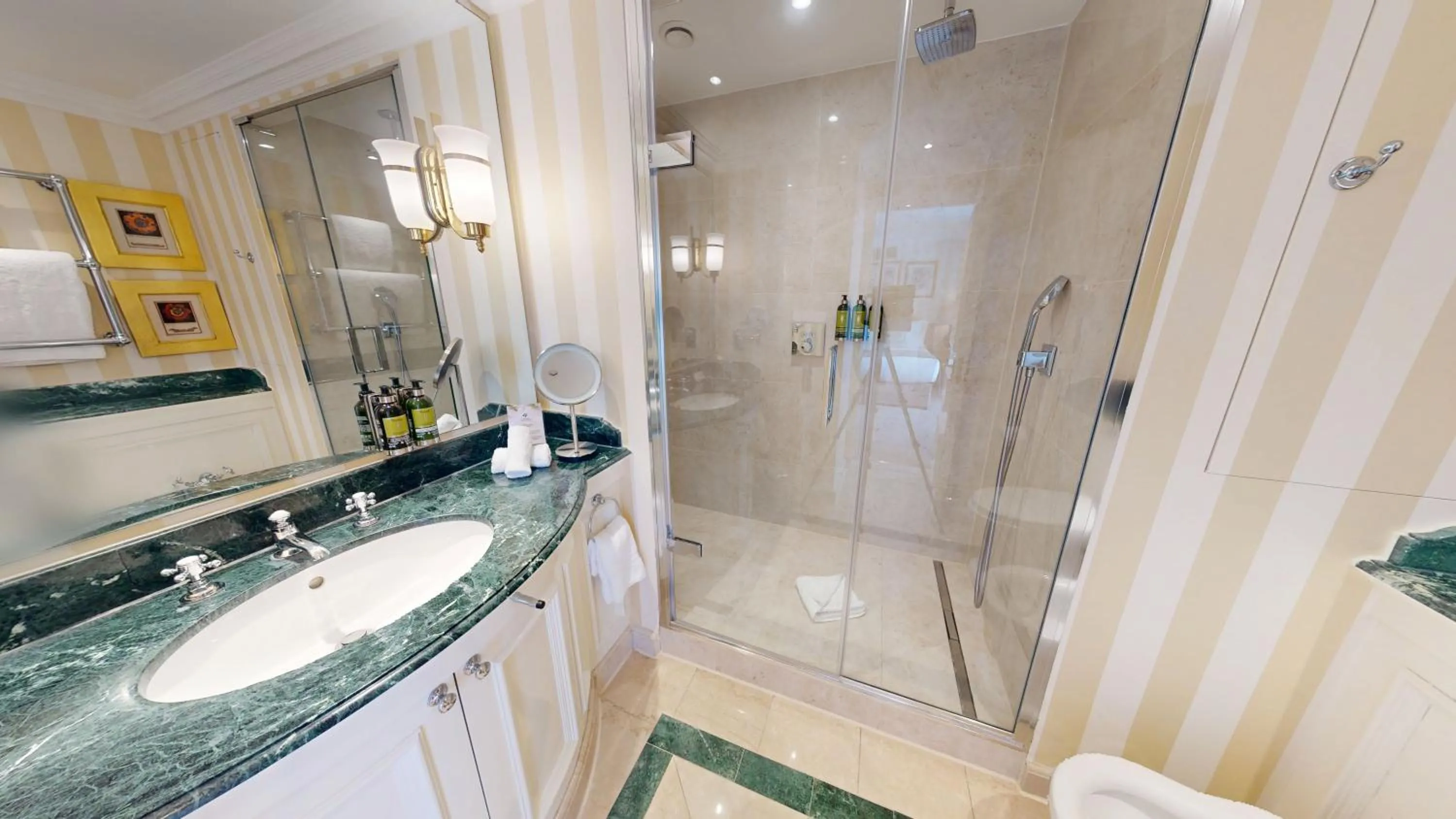 Shower in Cheval Thorney Court at Hyde Park