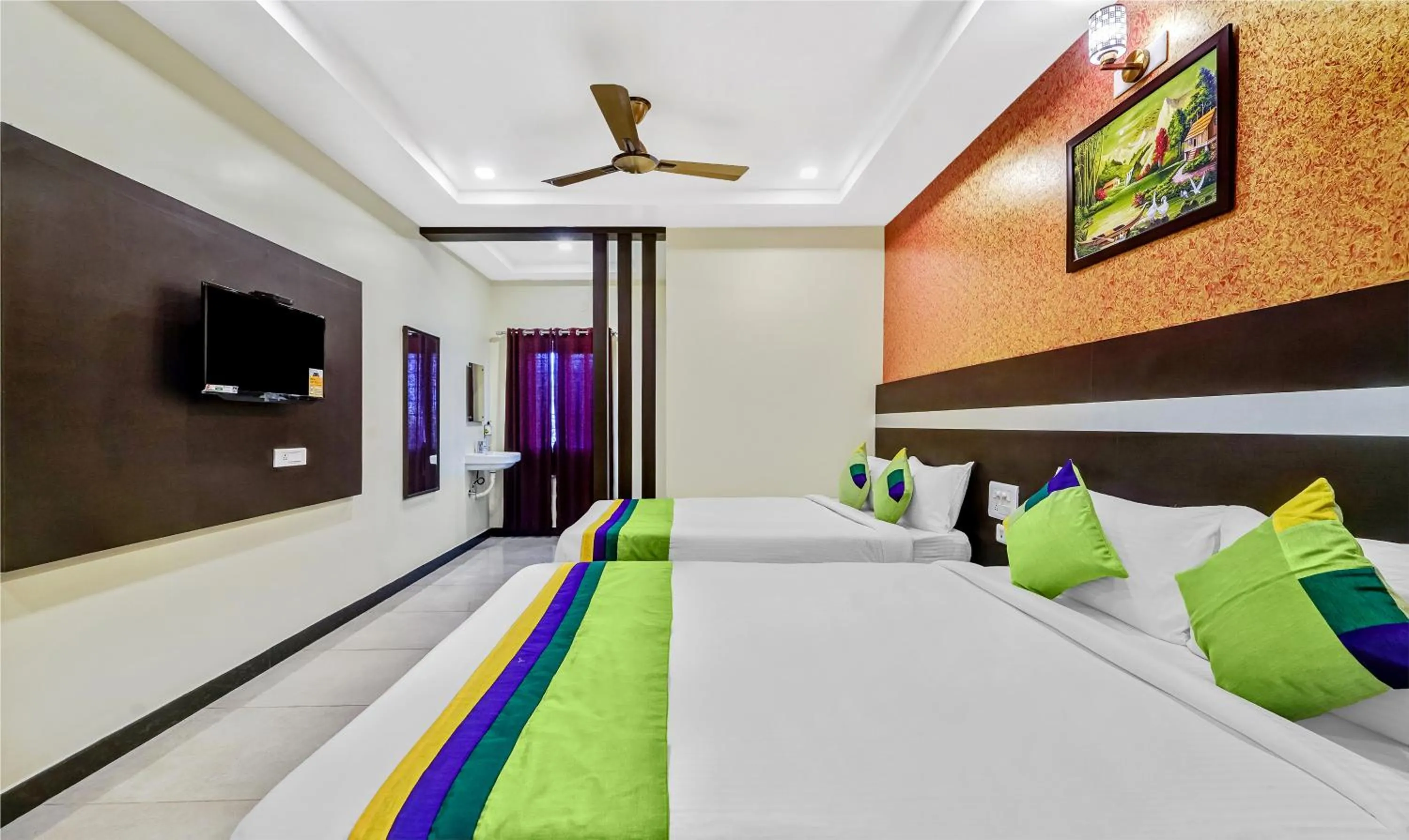 Bedroom, Bed in Treebo Sripadha Residency Alipiri Road