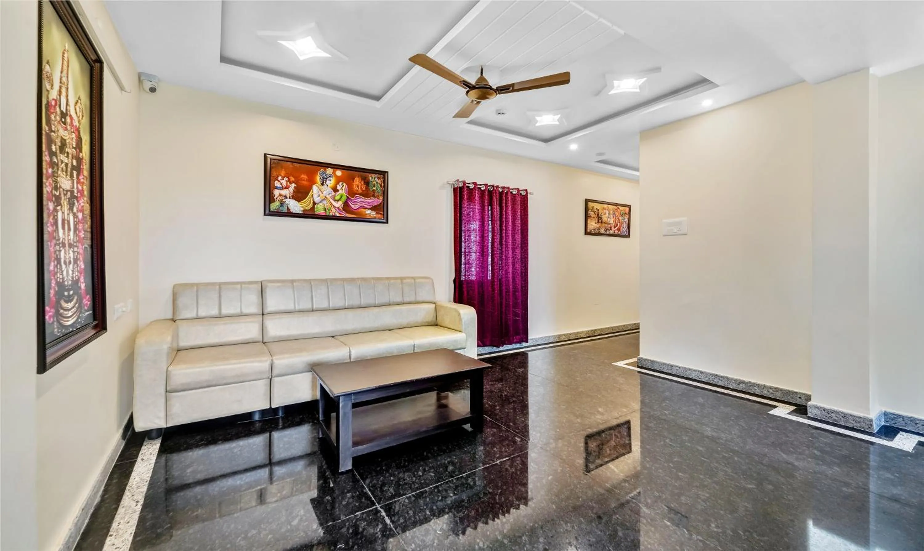 Seating area in Treebo Sripadha Residency Alipiri Road