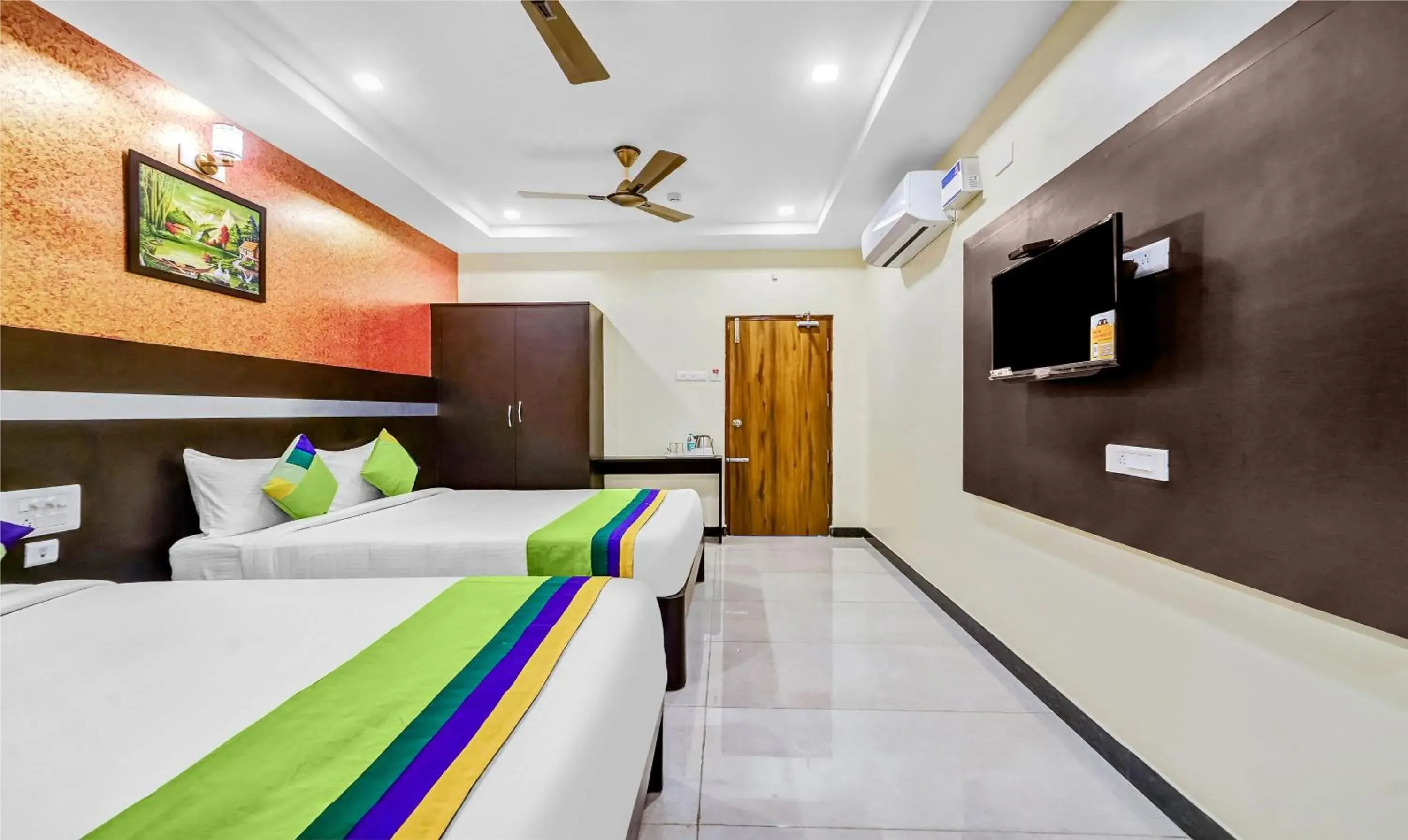 Bedroom, Bed in Treebo Sripadha Residency Alipiri Road Bedroom, Bed in Treebo Sripadha Residency Alipiri Road