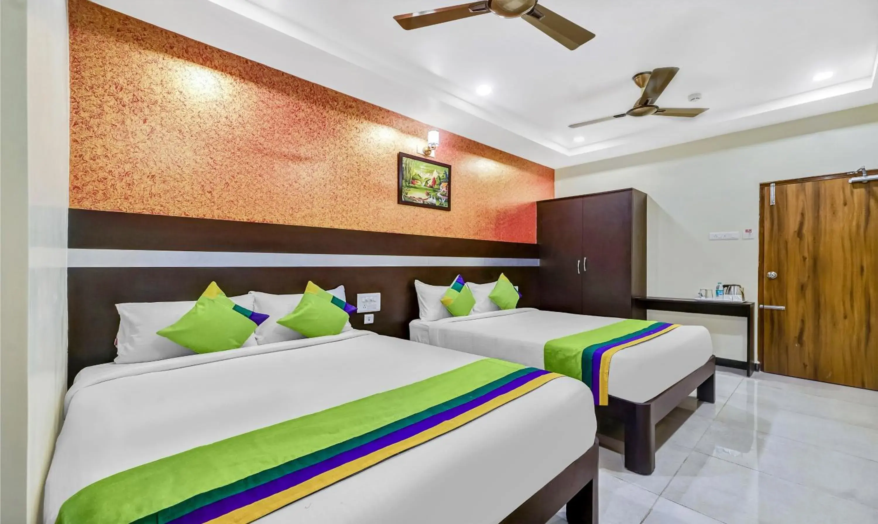 Bedroom, Bed in Treebo Sripadha Residency Alipiri Road Bedroom, Bed in Treebo Sripadha Residency Alipiri Road