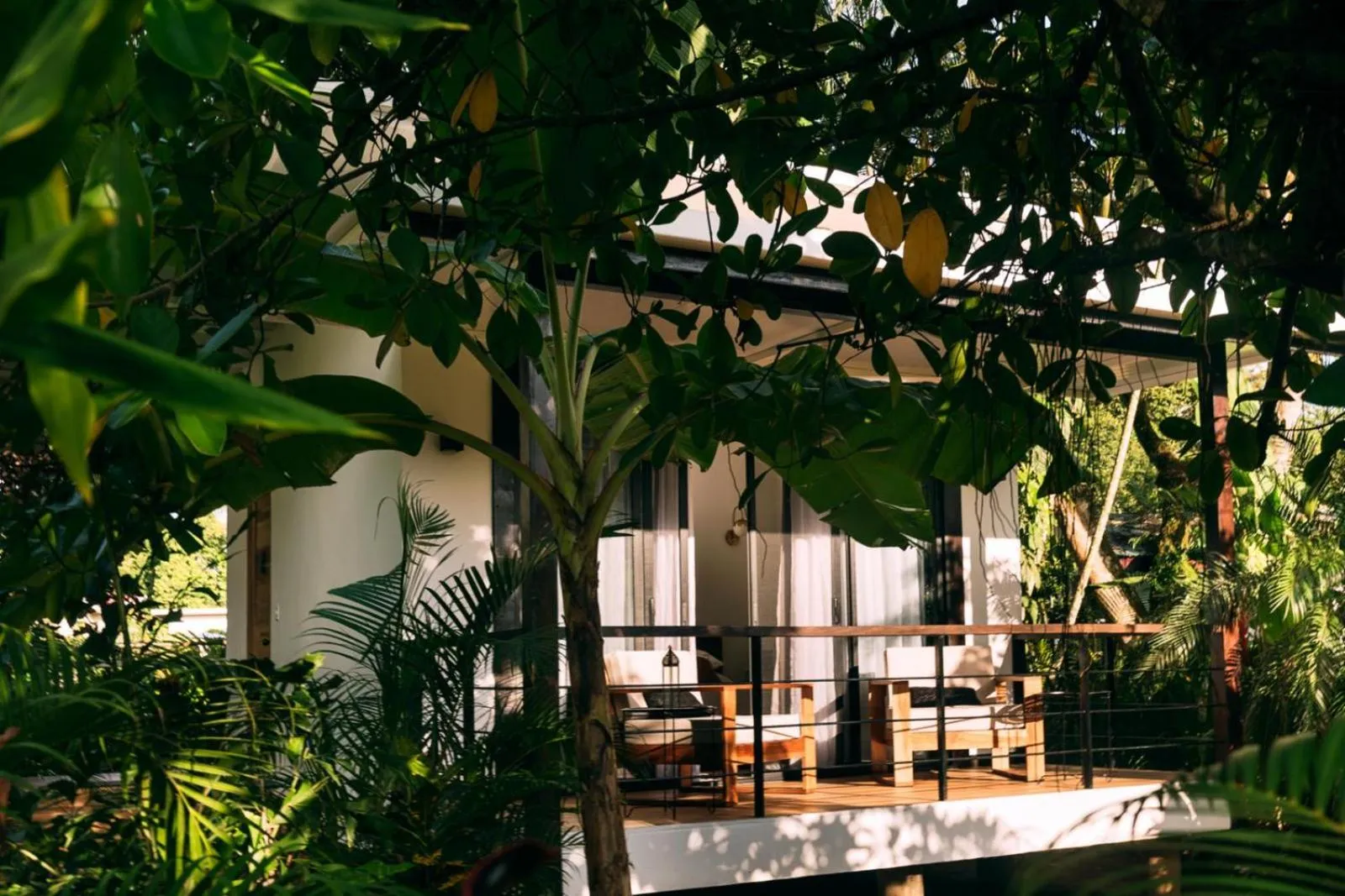 Garden view in La Prometida