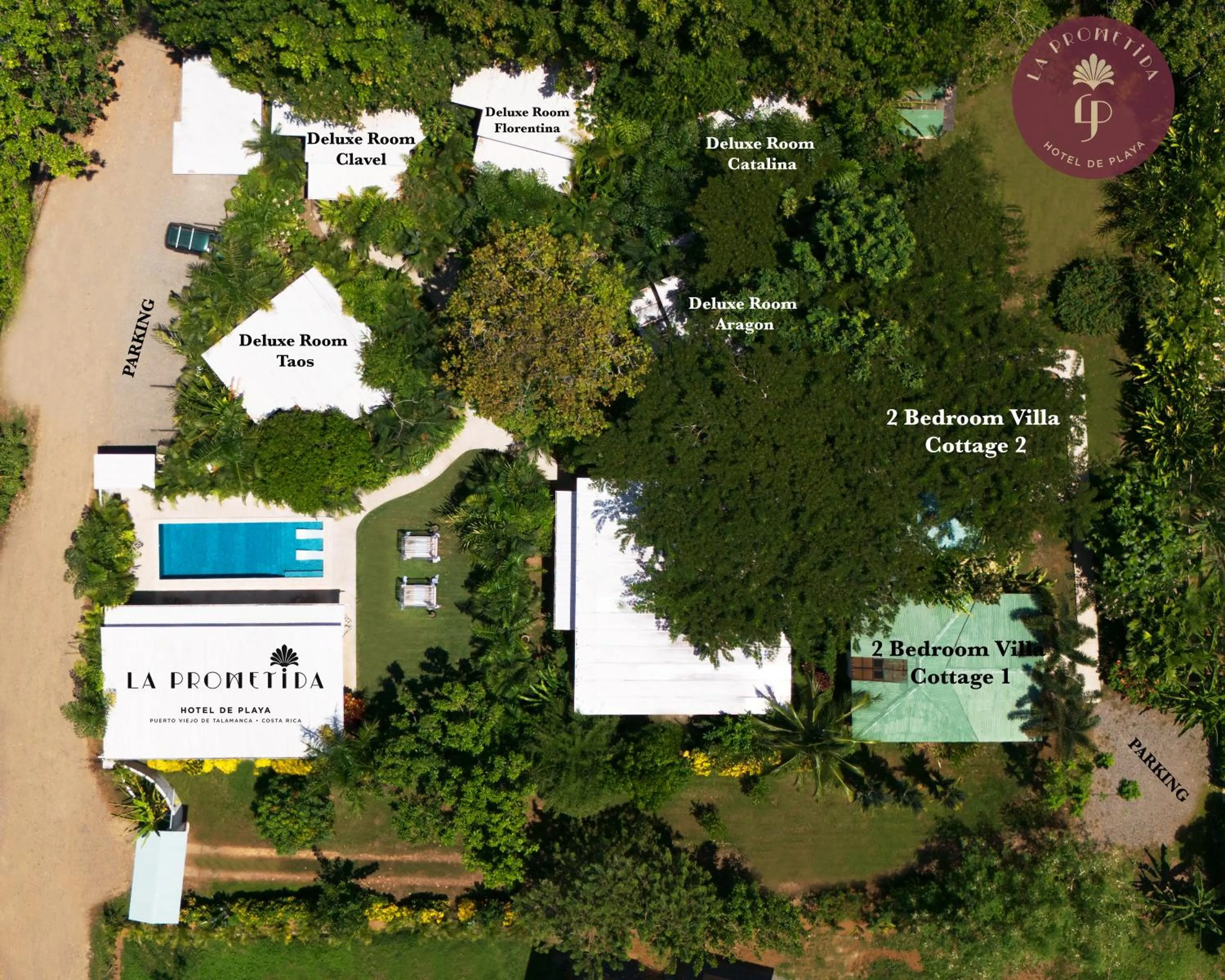 Bird's eye view in La Prometida