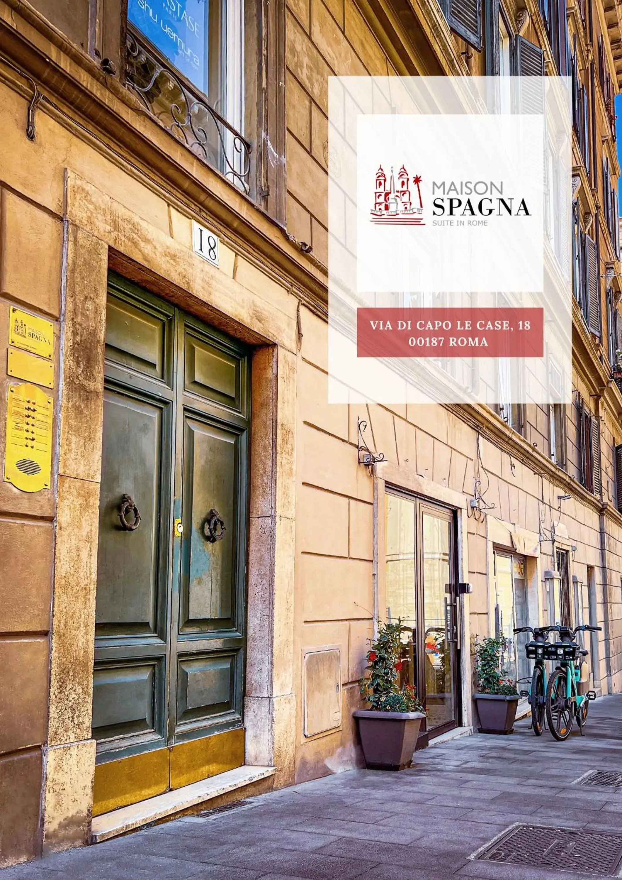 Property building in Maison Spagna Suites Property building in Maison Spagna Suites