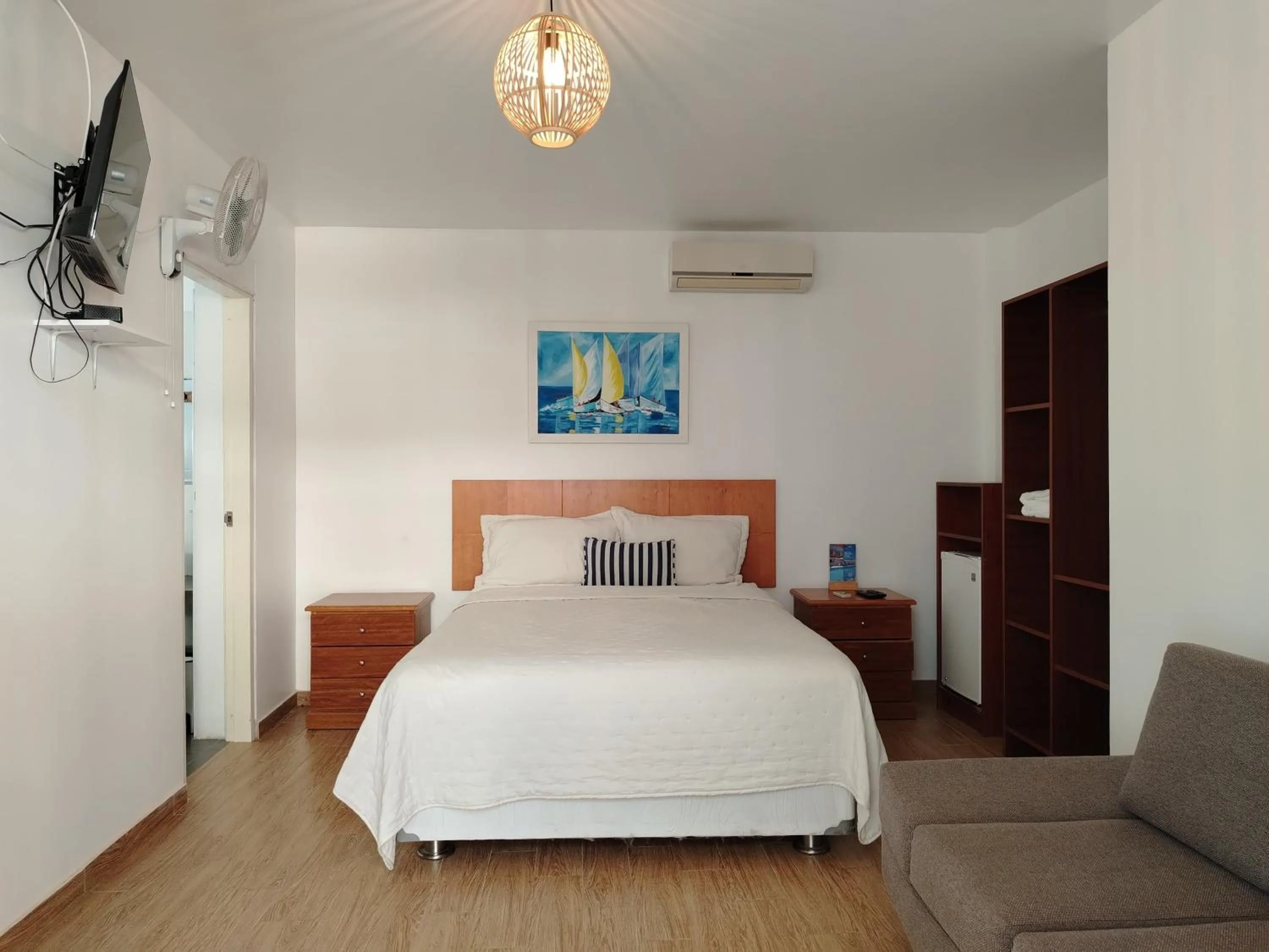 Bed in Prim Hotel Vichayito