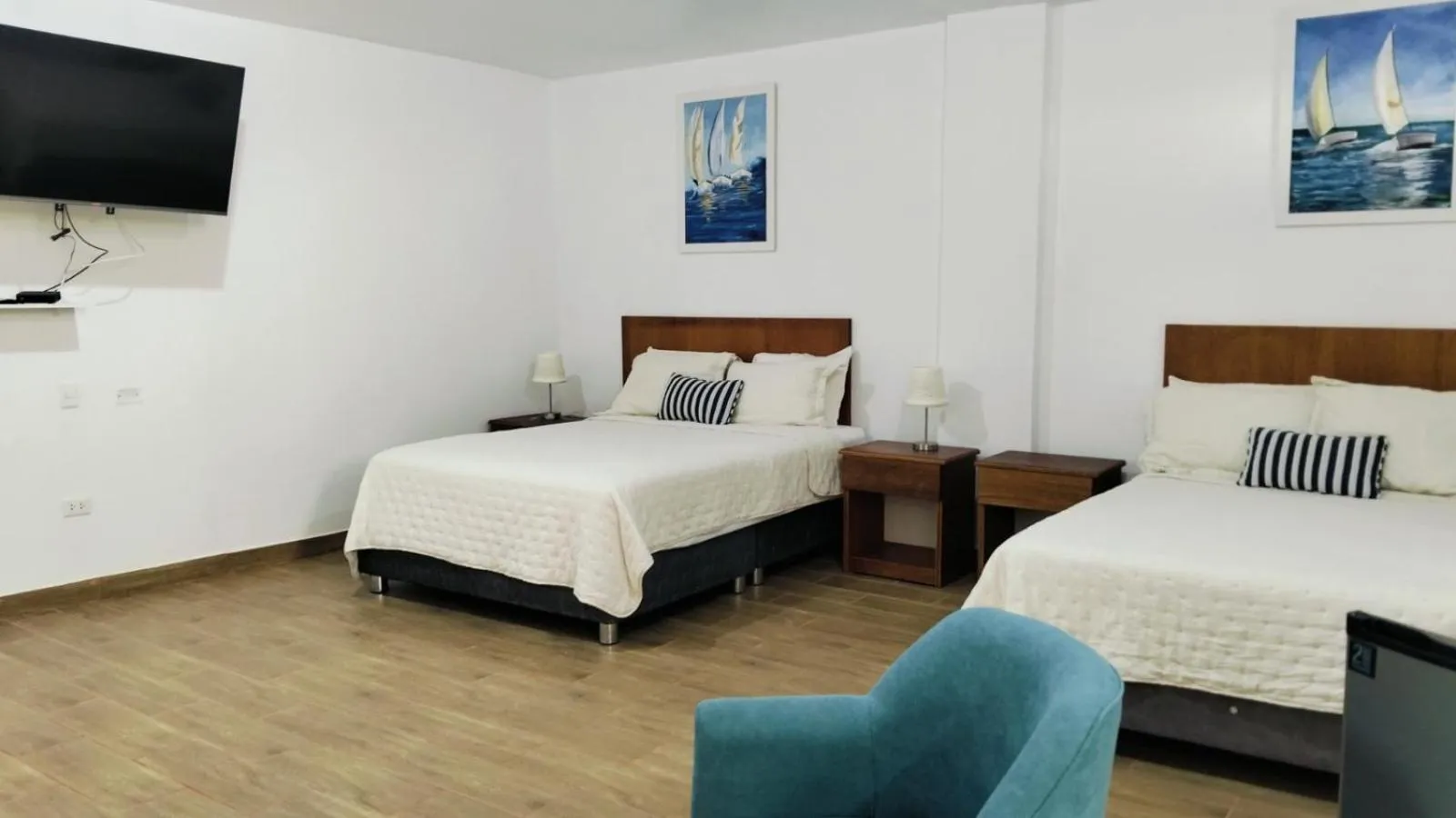 Bed in Prim Hotel Vichayito