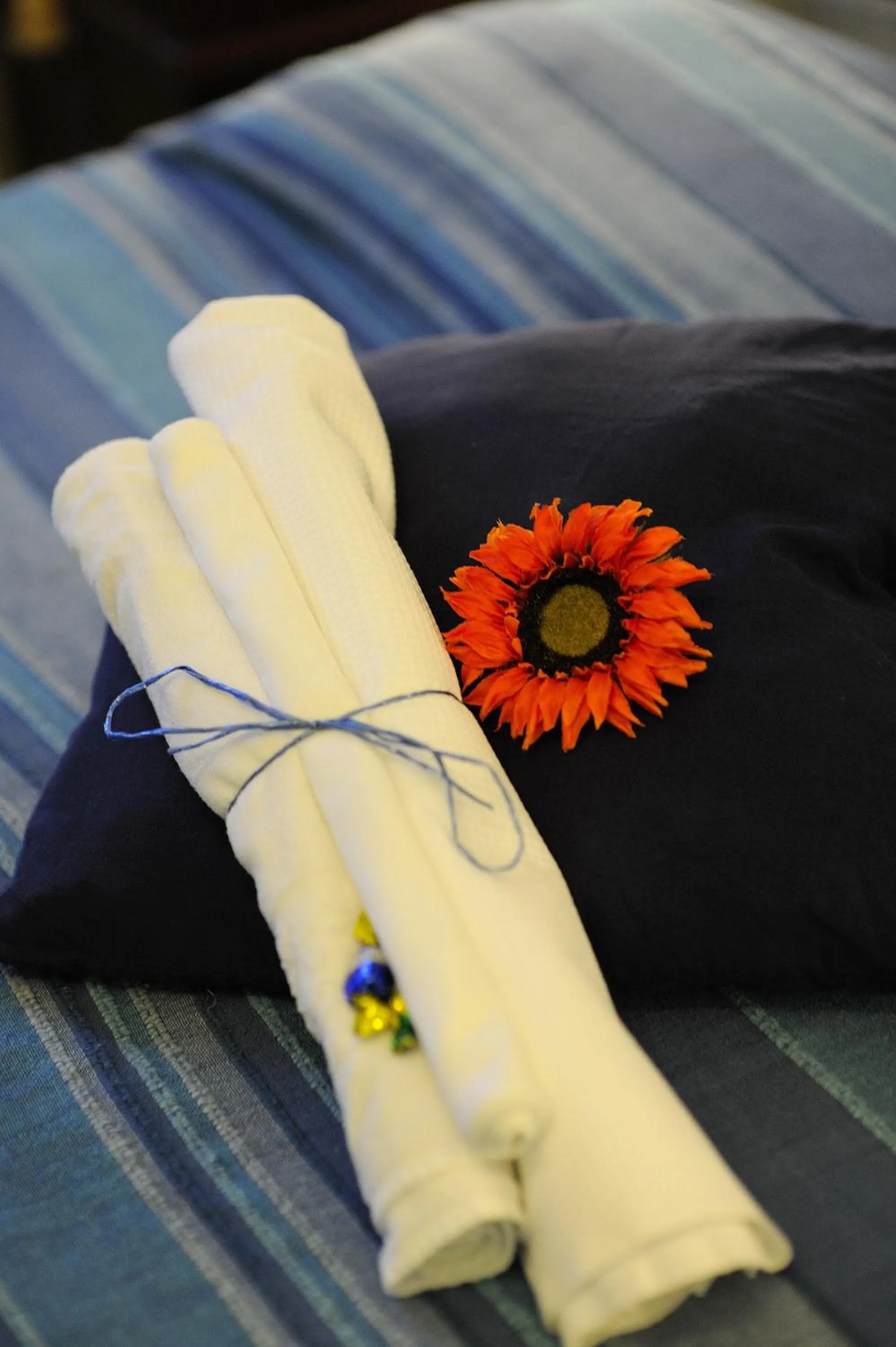 Decorative detail, Bed in La Casa Romana