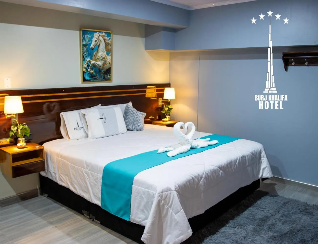 Bed in Hotel Burj Khalifa