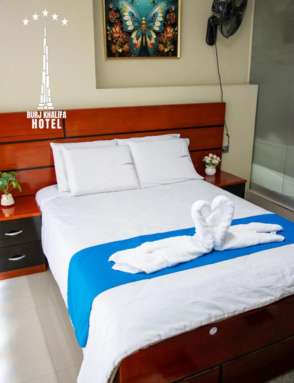 Bed in Hotel Burj Khalifa