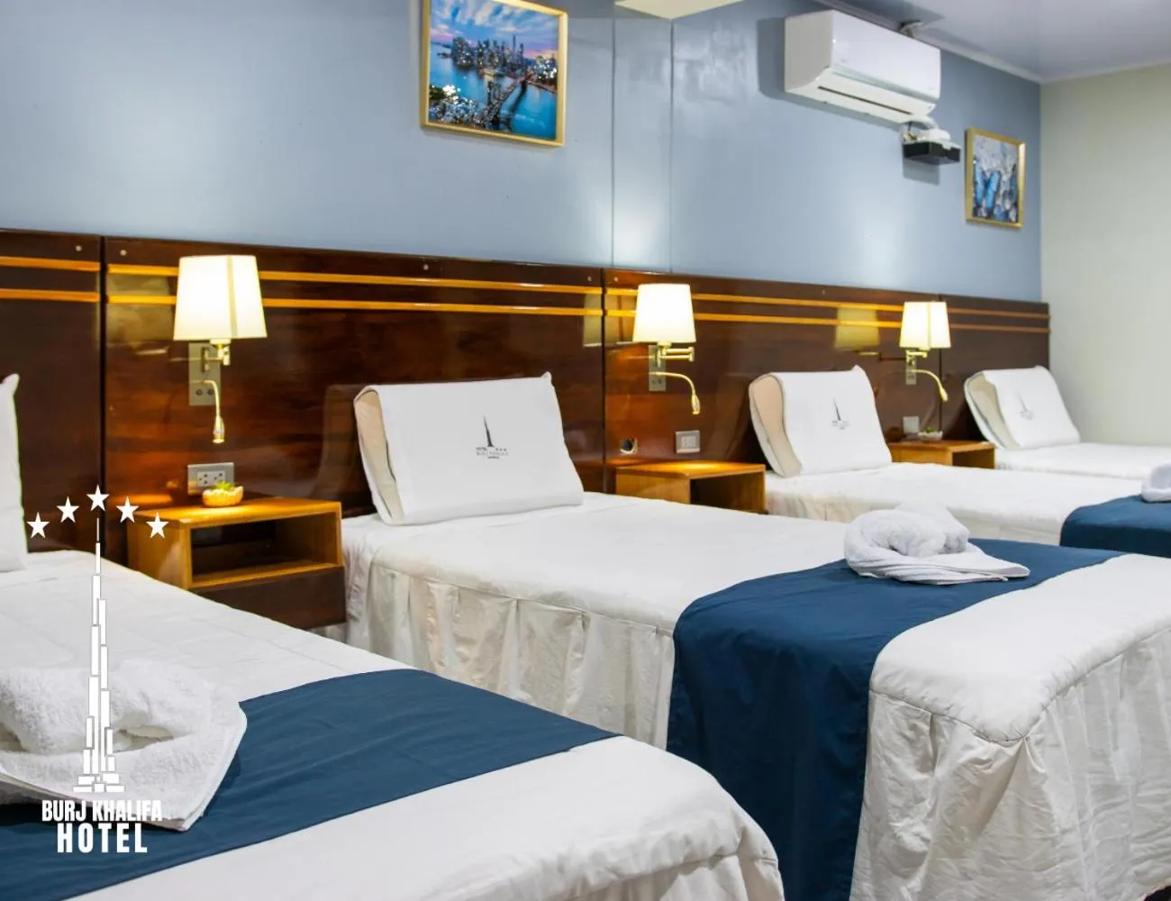 Bed in Hotel Burj Khalifa