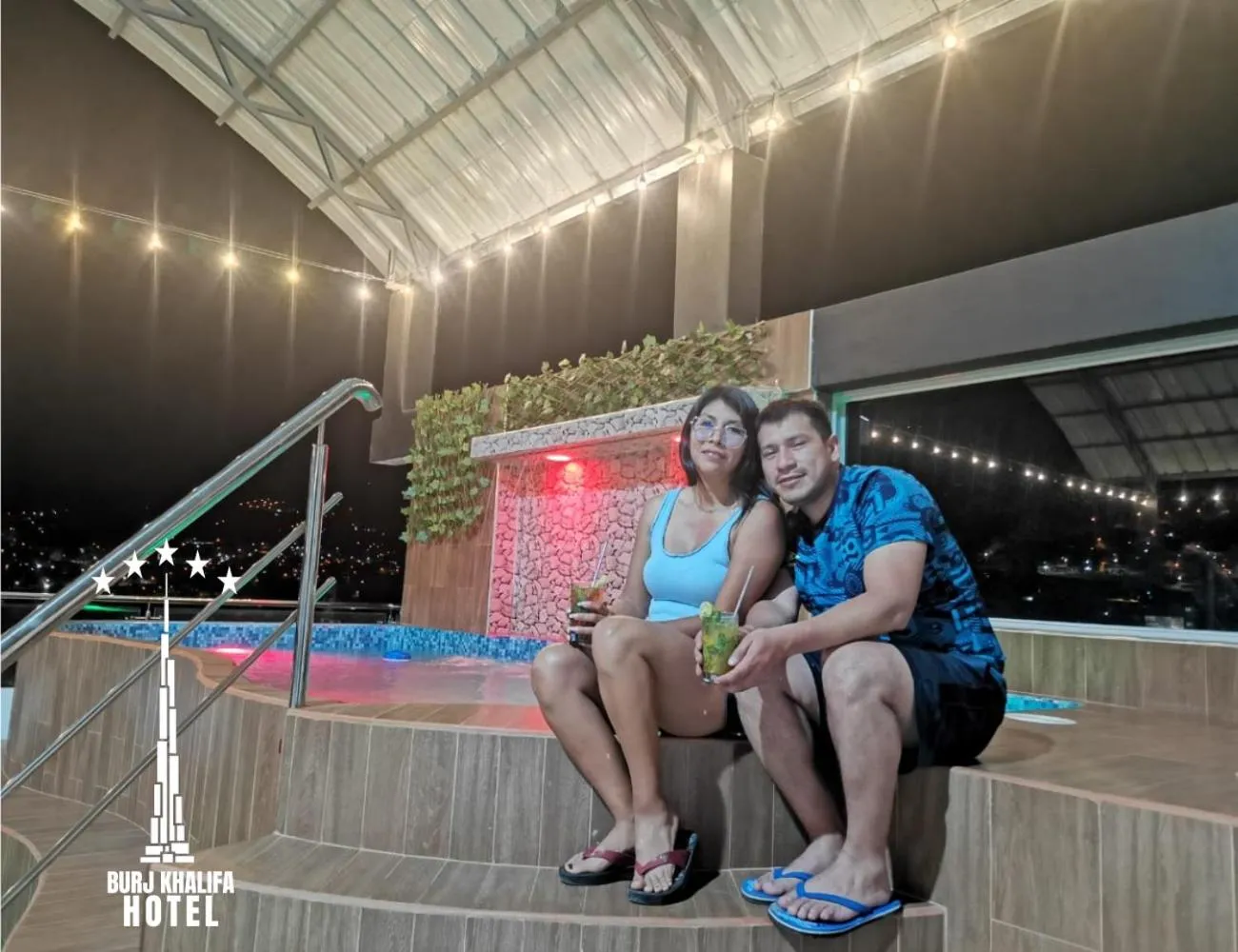 Night in Hotel Burj Khalifa