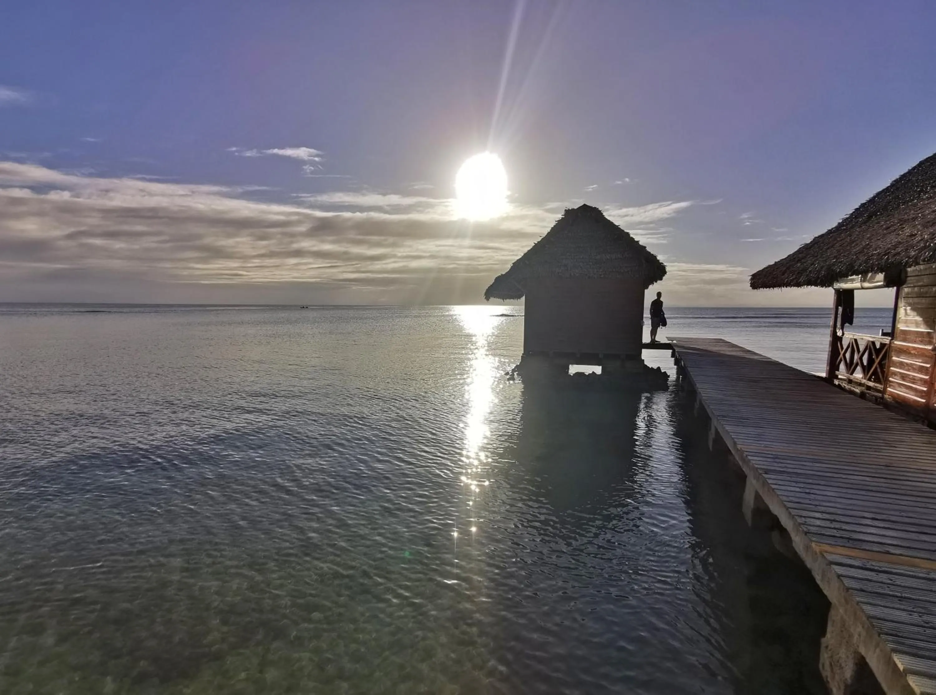 Sunset in Lakana Hotel