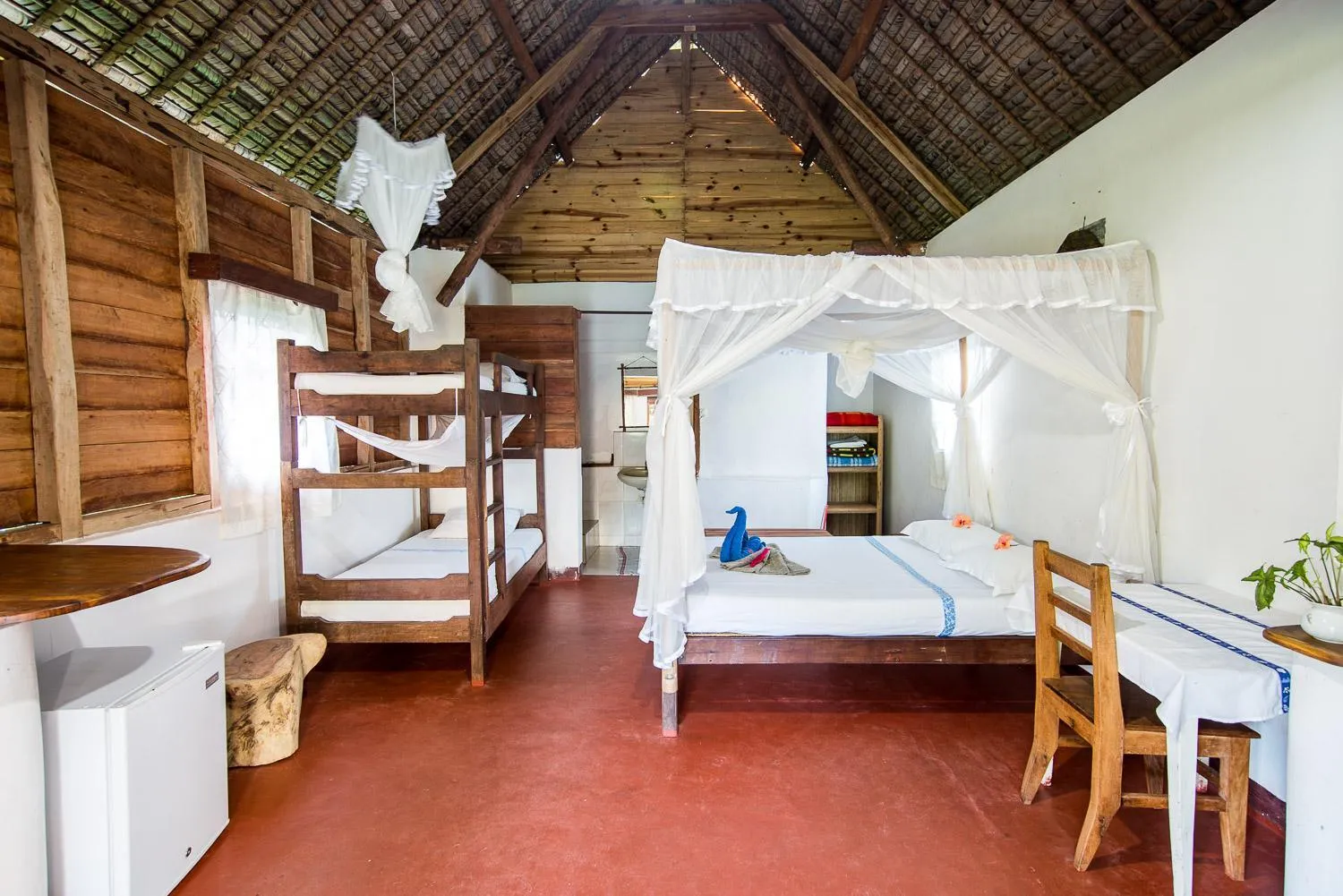 Bed in Hotel le Lagon