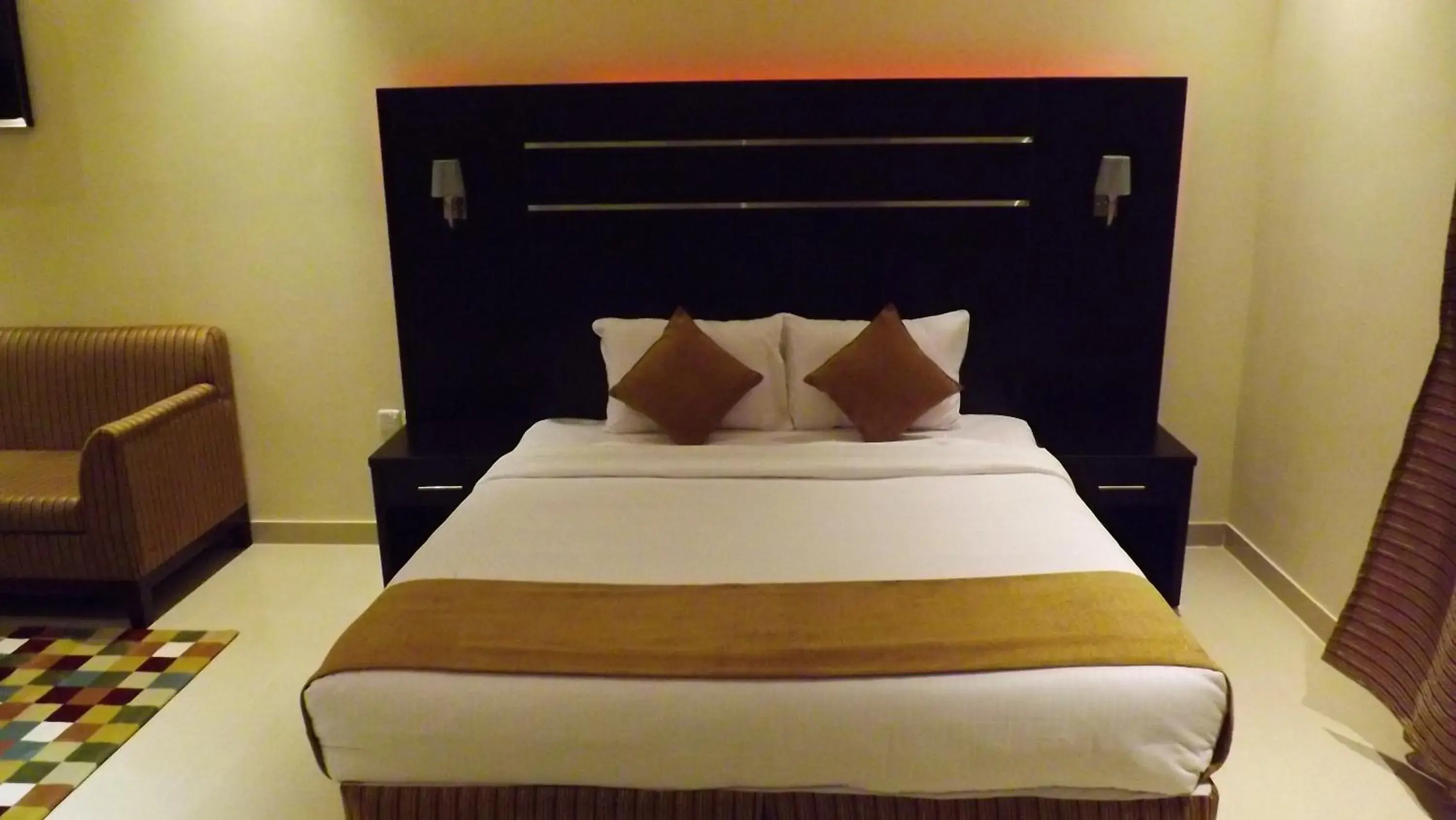 Bed in Taleen Serviced Apartments AlMasif Bed in Taleen Serviced Apartments AlMasif