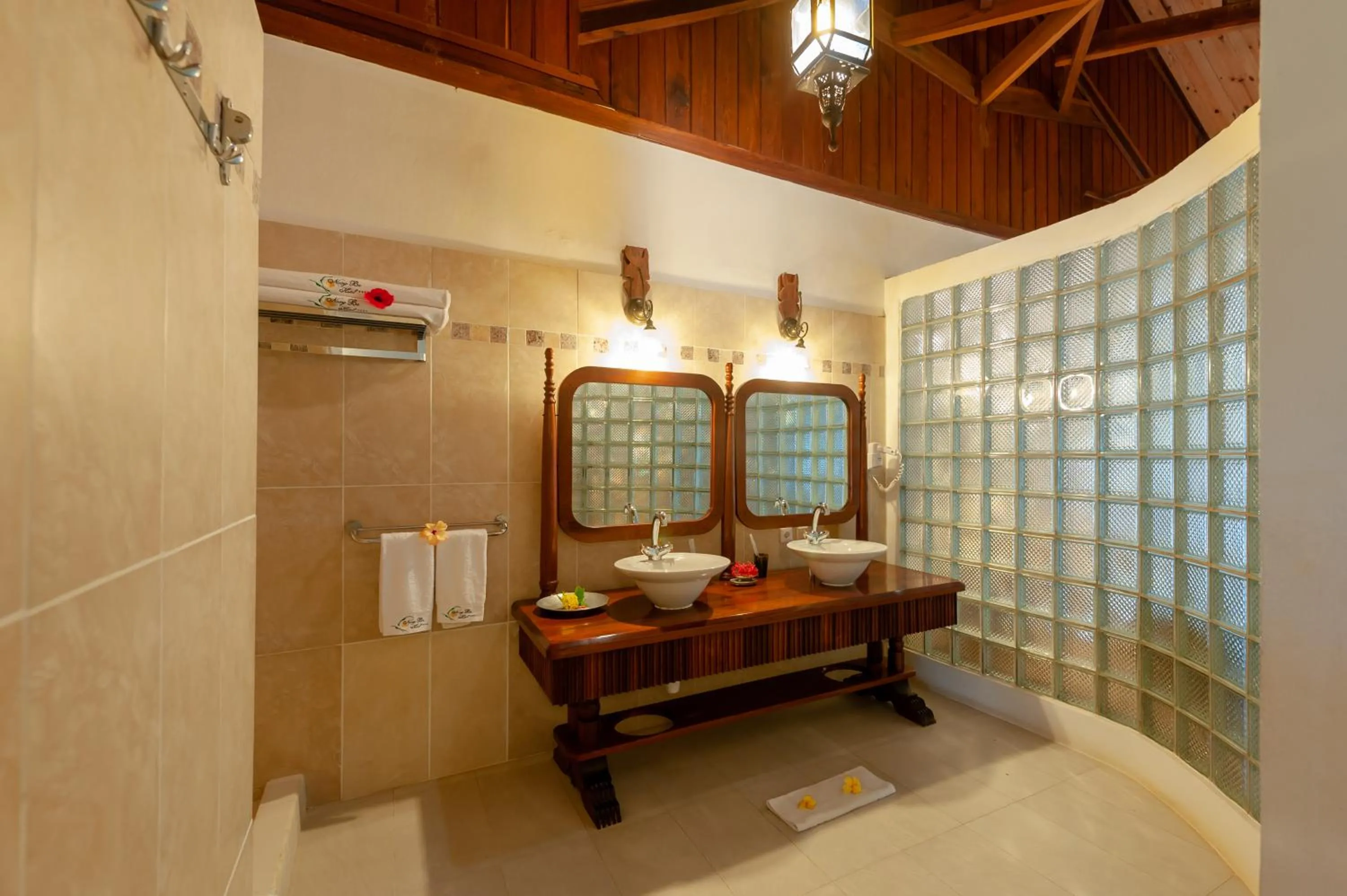Bathroom in Nosy Be Hotel & Spa