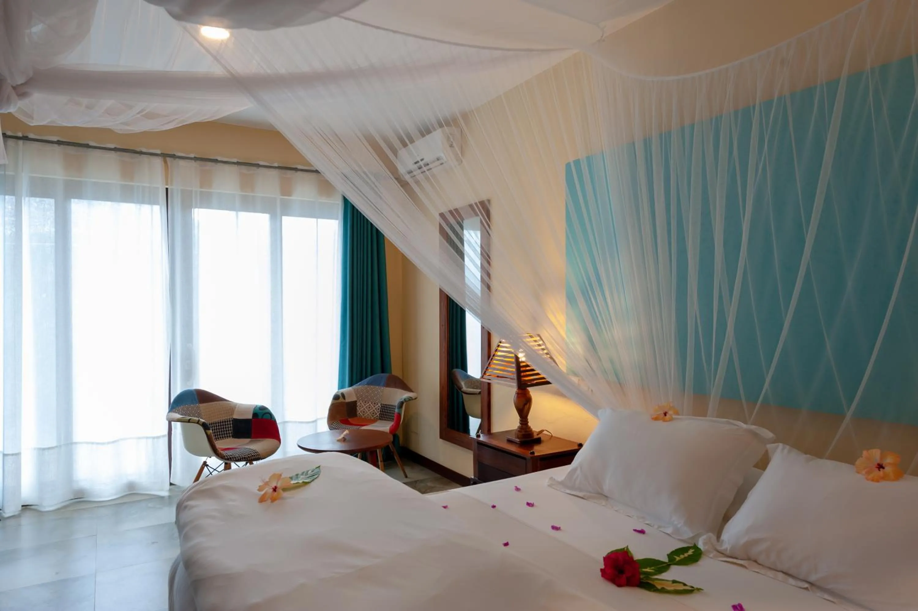 Bed in Nosy Be Hotel & Spa