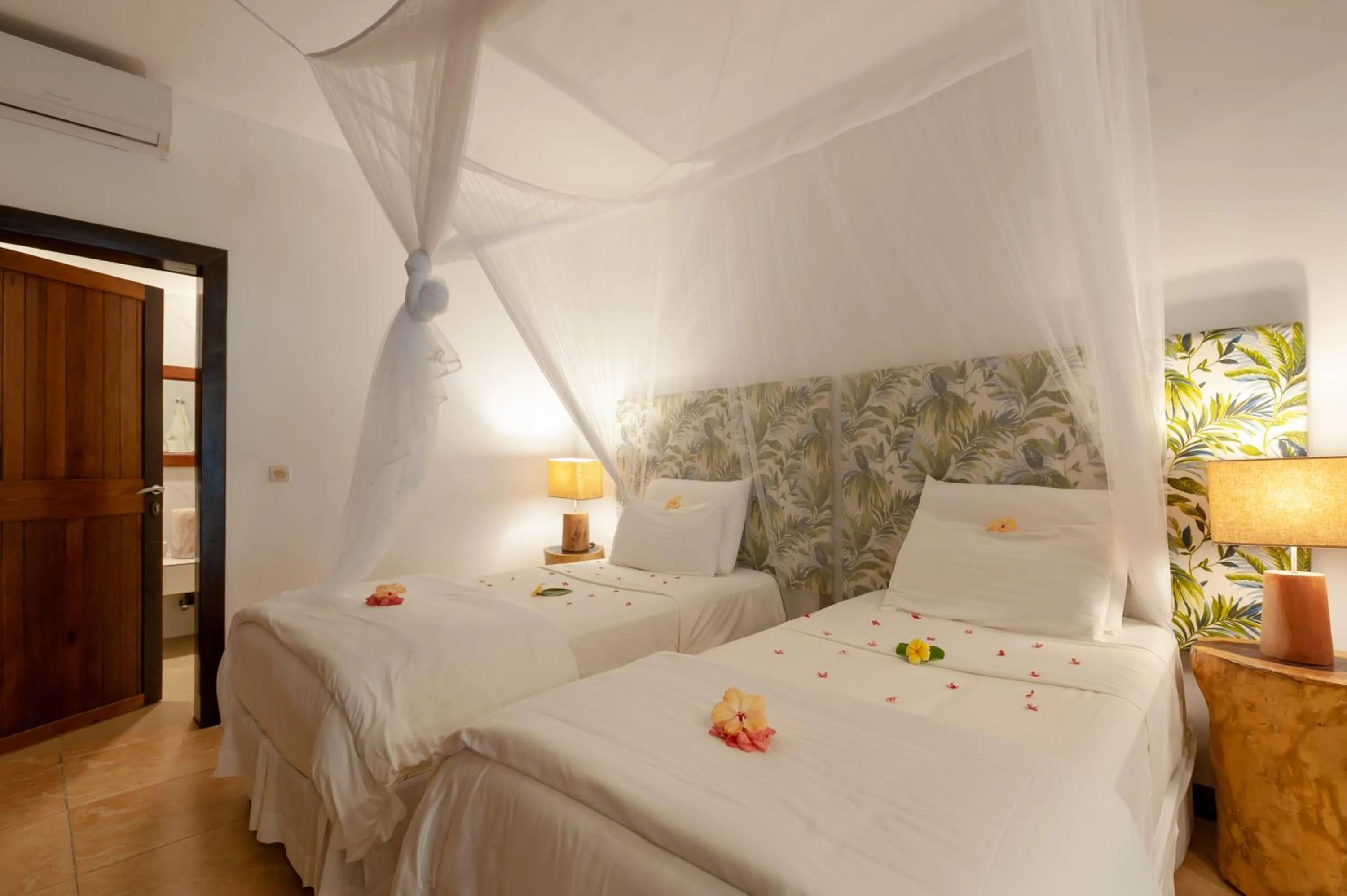 Bed in Nosy Be Hotel & Spa