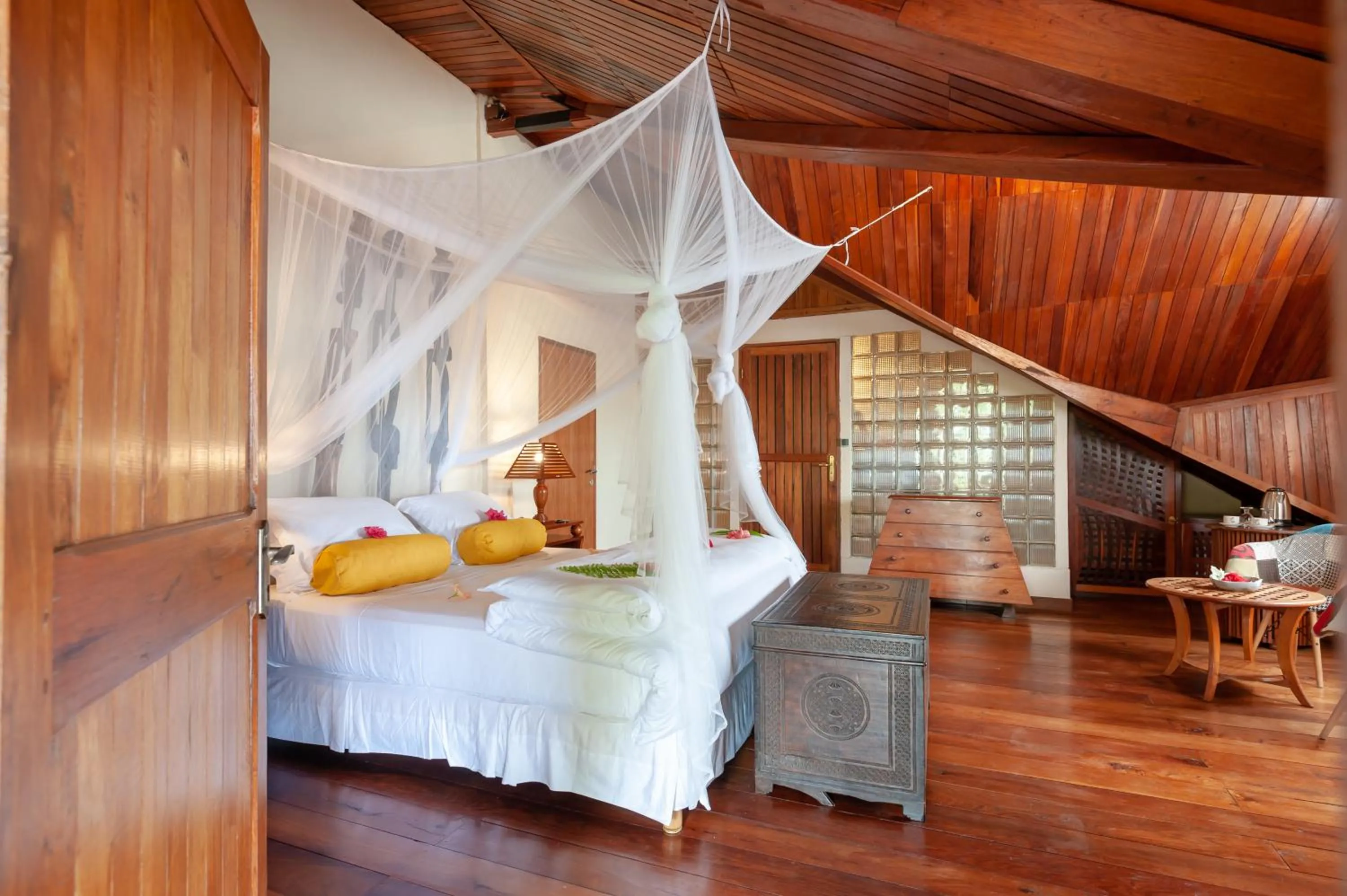 Bed in Nosy Be Hotel & Spa