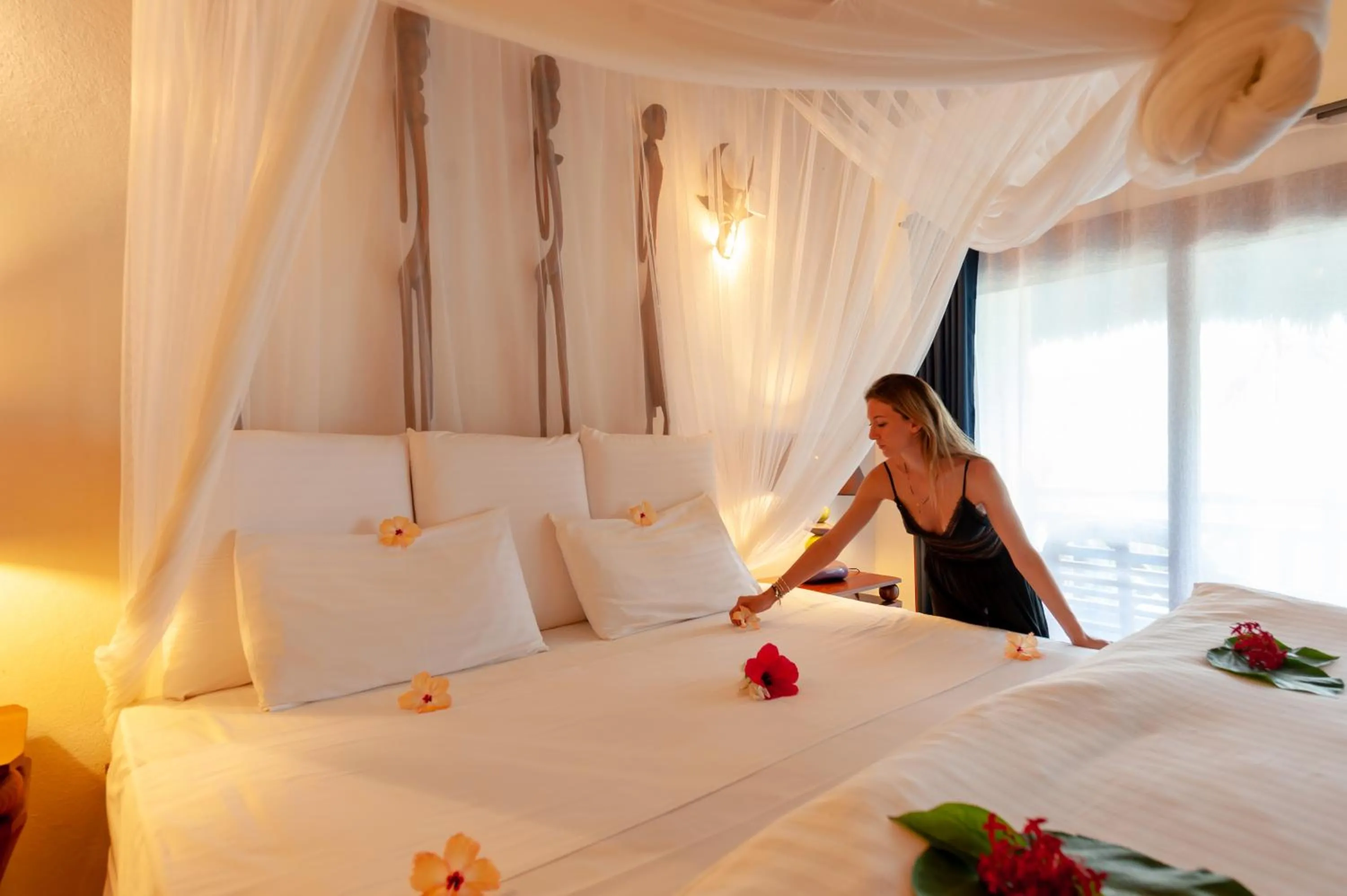 Photo of the whole room, Bed in Nosy Be Hotel & Spa