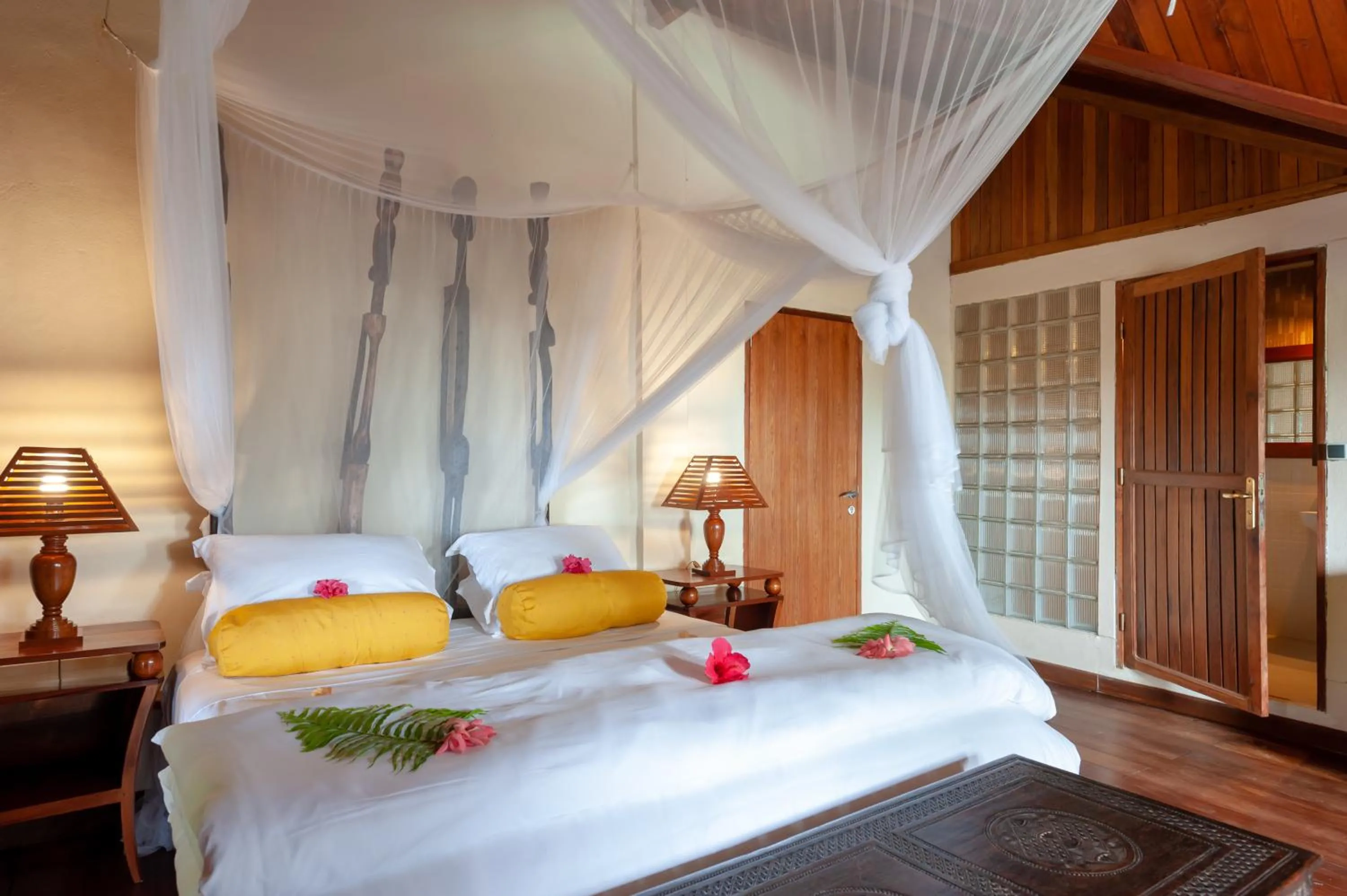 Bed in Nosy Be Hotel & Spa