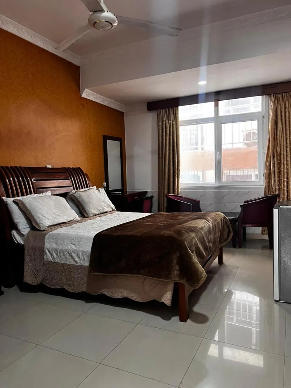 Bed in Rainbow Hotel