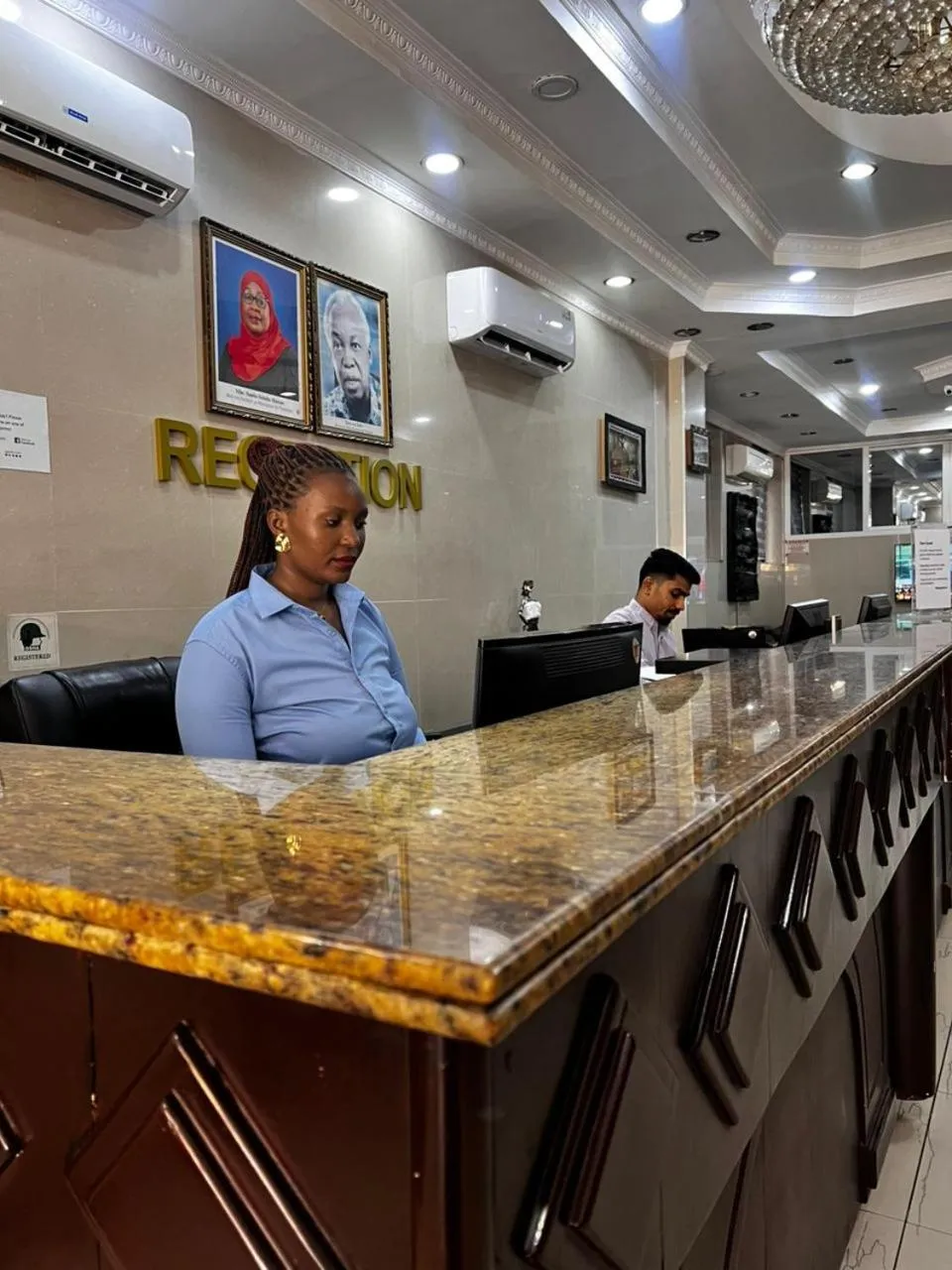 Lobby or reception in Rainbow Hotel