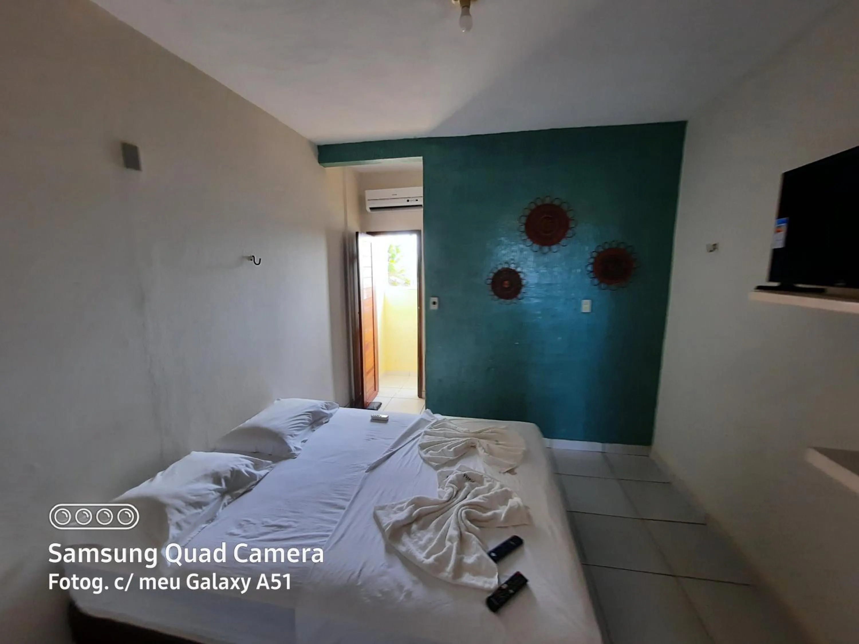 Bed in Prainha Apart-Hotel