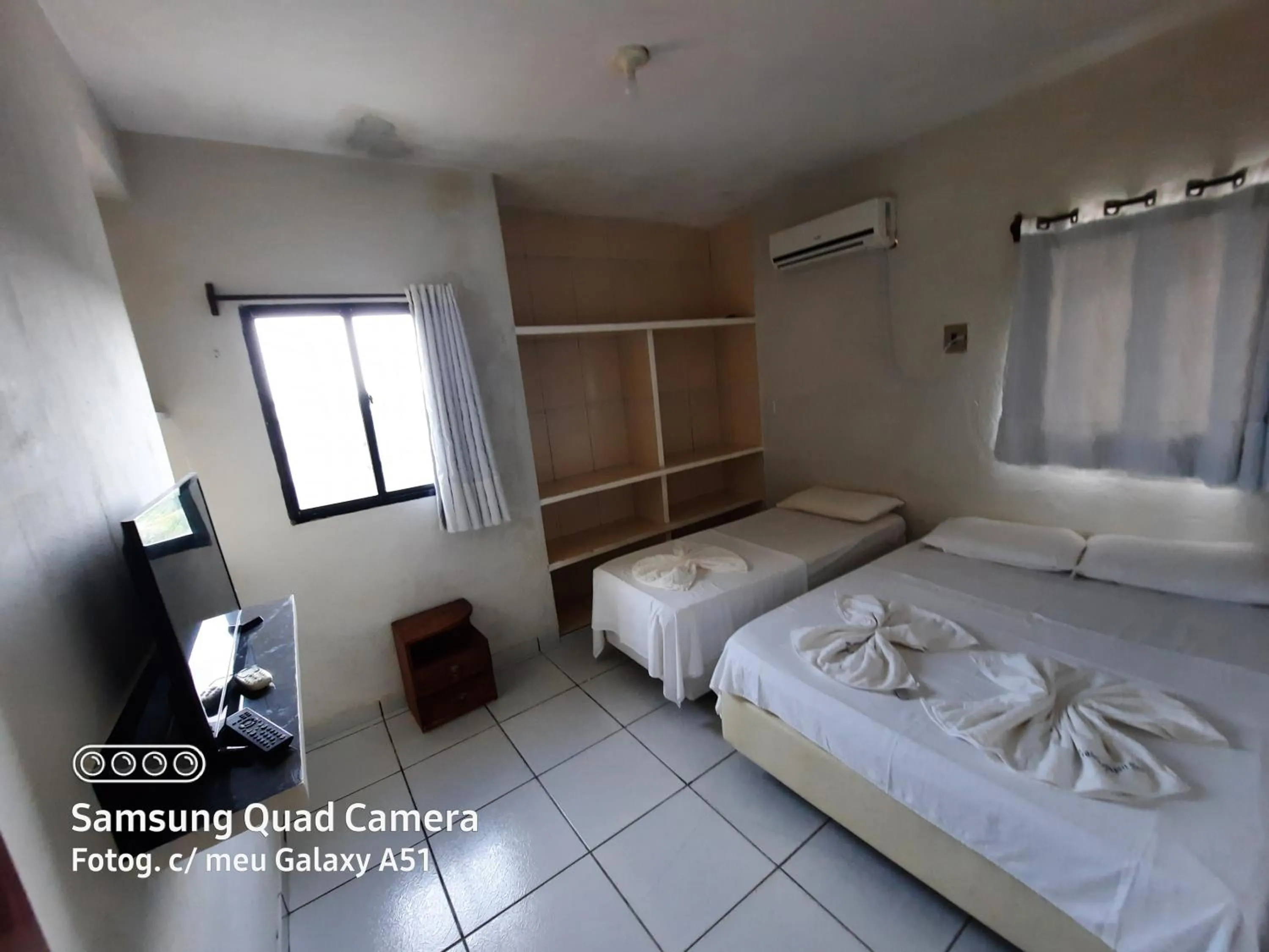 Bed in Prainha Apart-Hotel