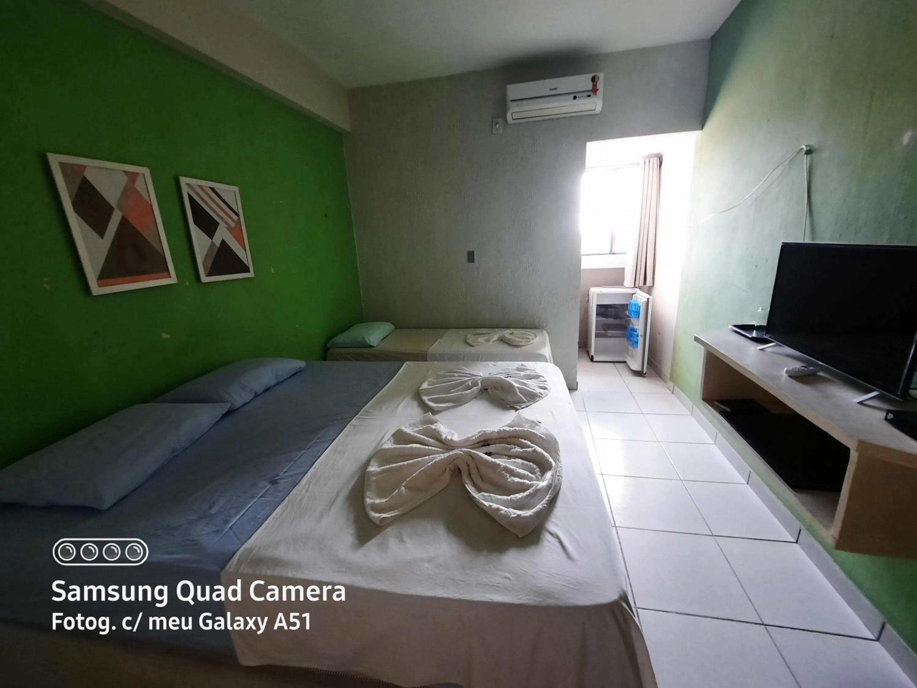 Bed in Prainha Apart-Hotel
