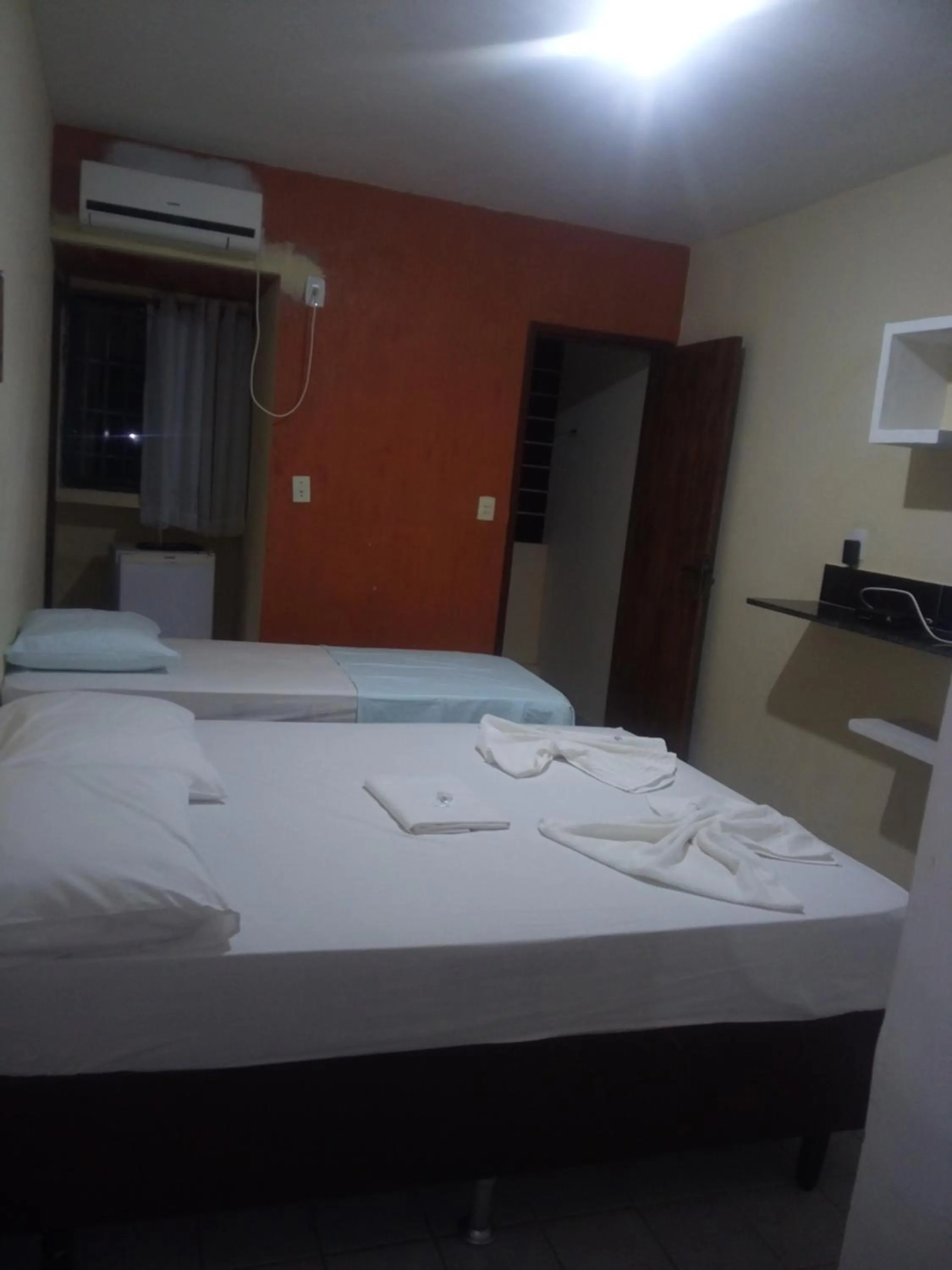 Bed in Prainha Apart-Hotel
