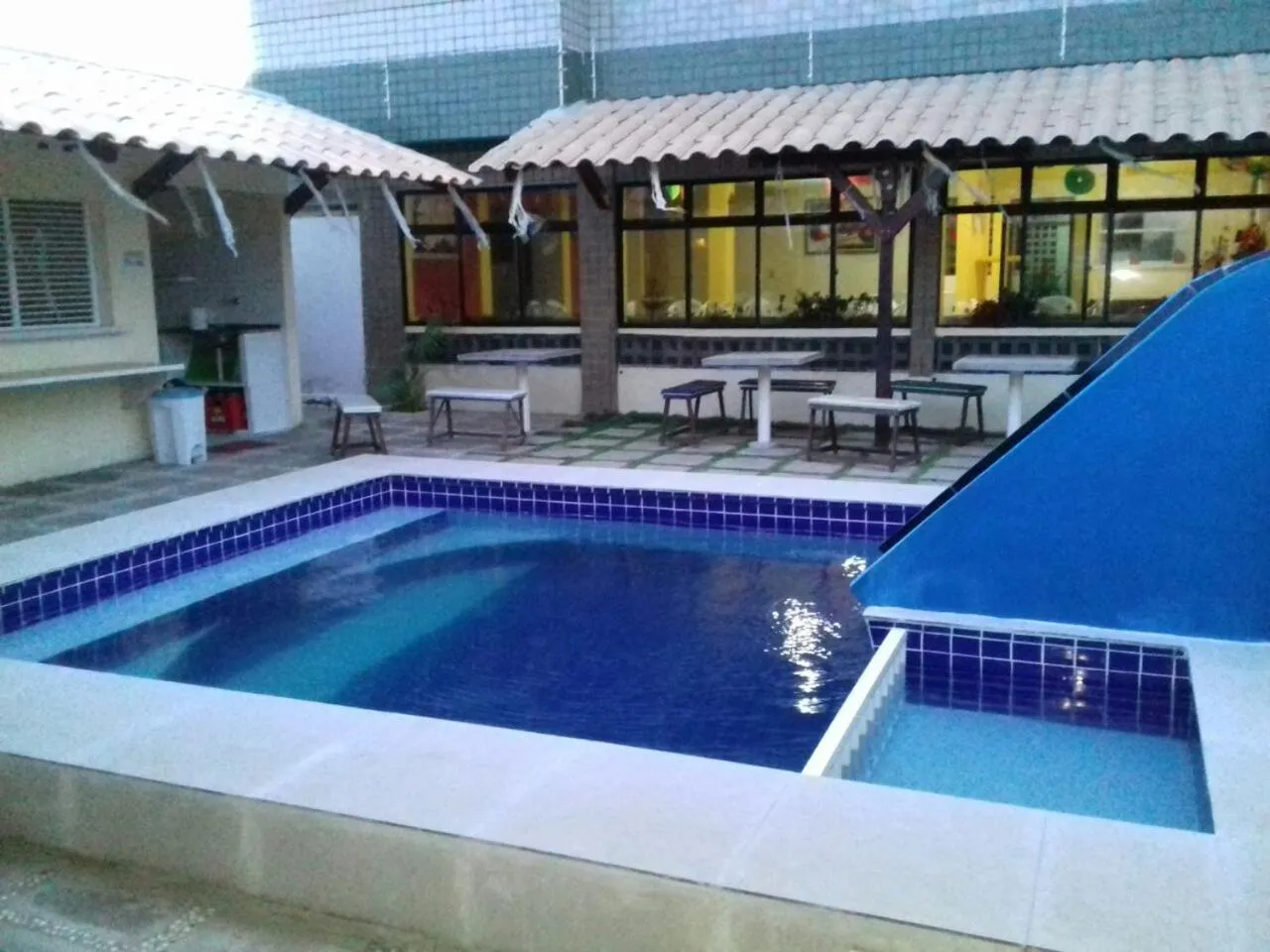 Pool view in Prainha Apart-Hotel