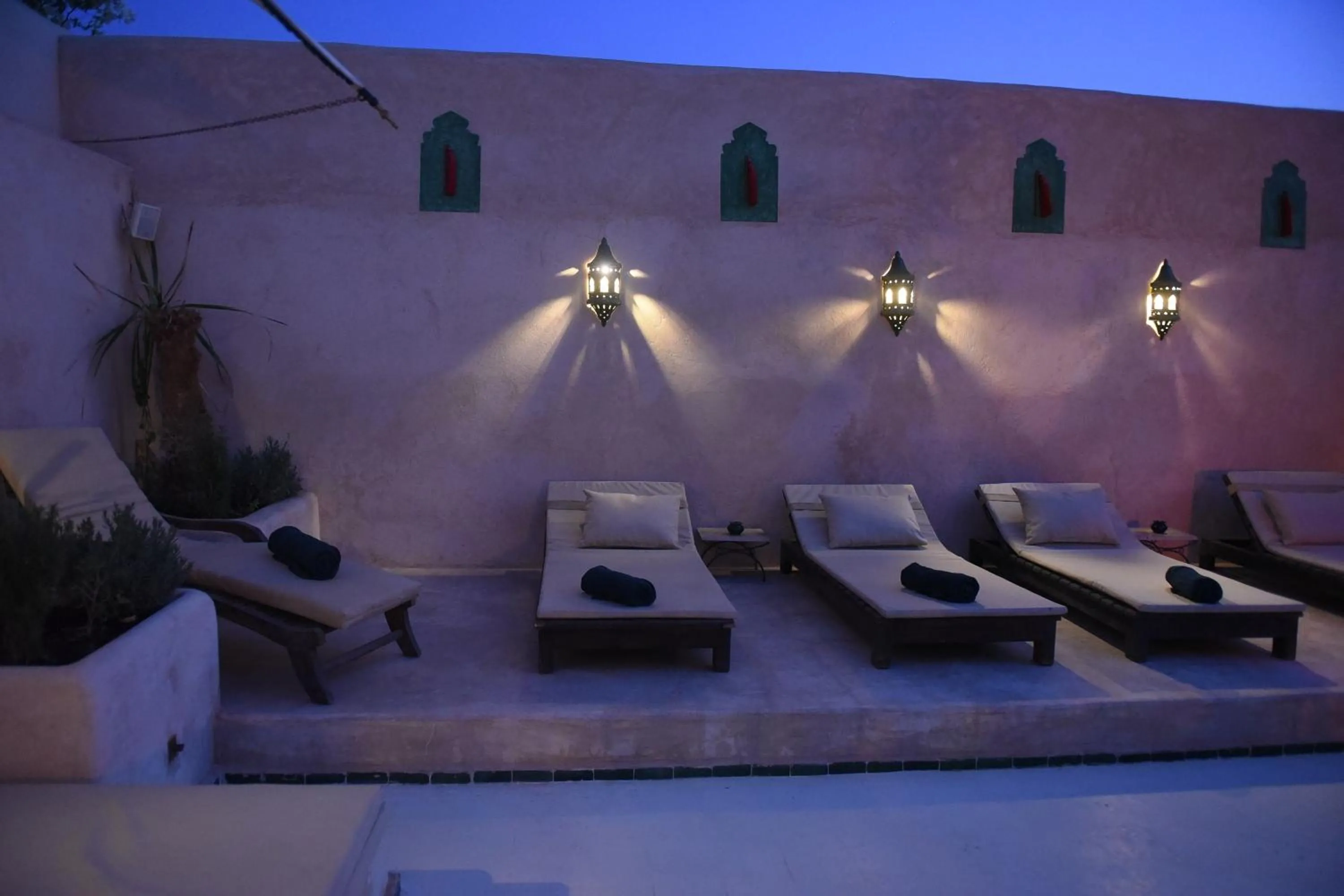 Solarium in Riad Nouceiba Marrakech