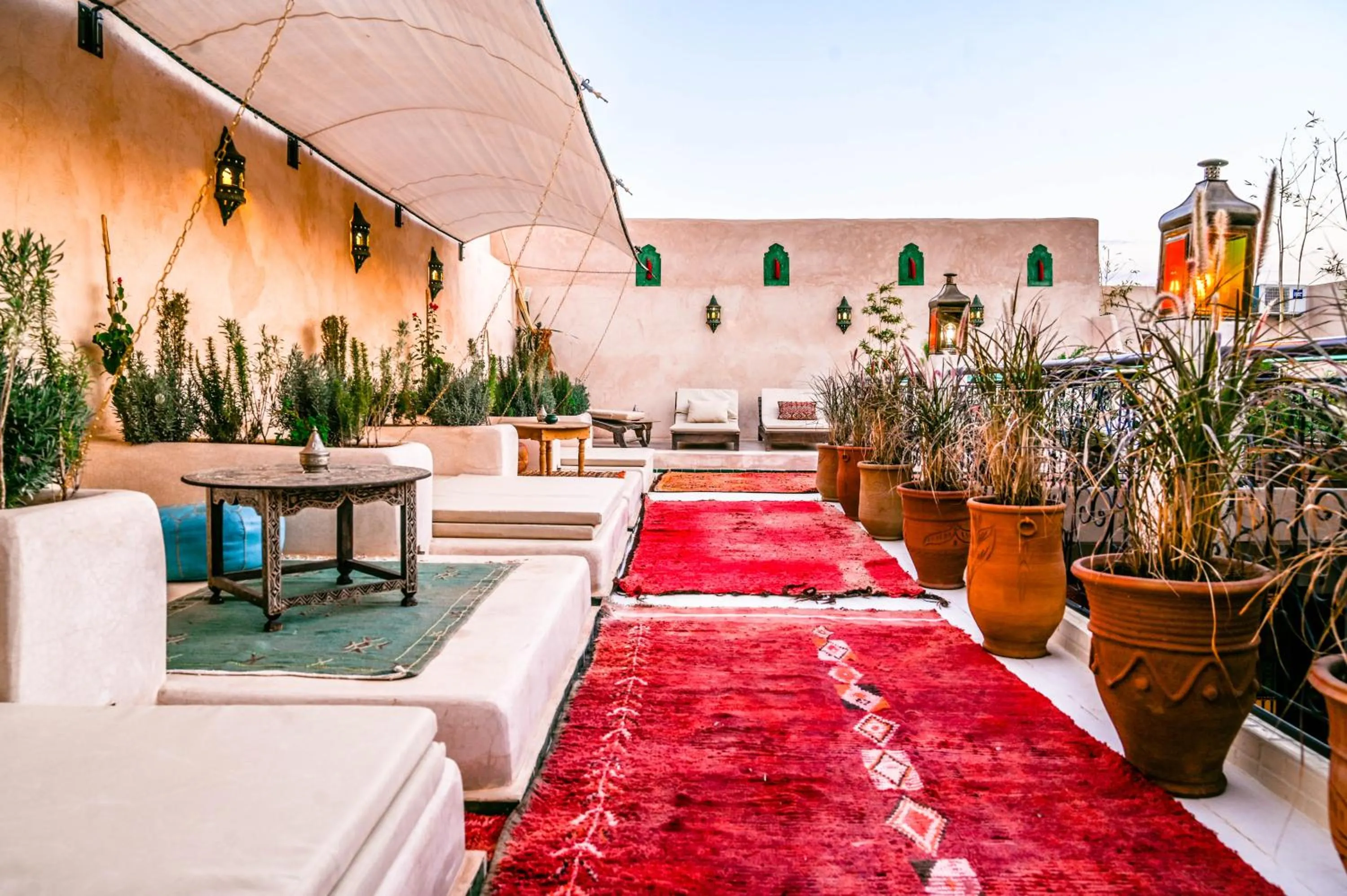 Patio in Riad Nouceiba Marrakech