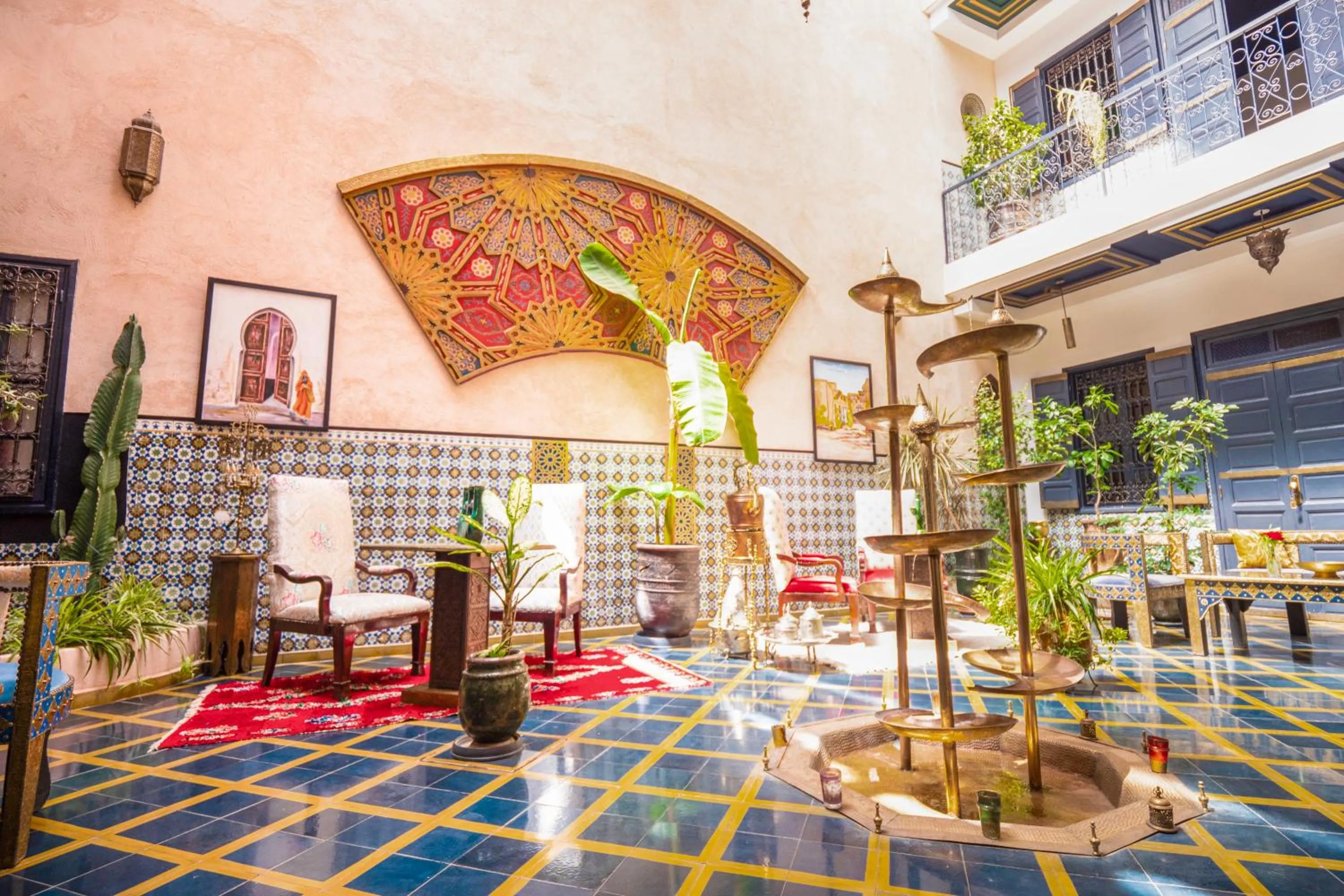 Patio in Riad Nouceiba Marrakech
