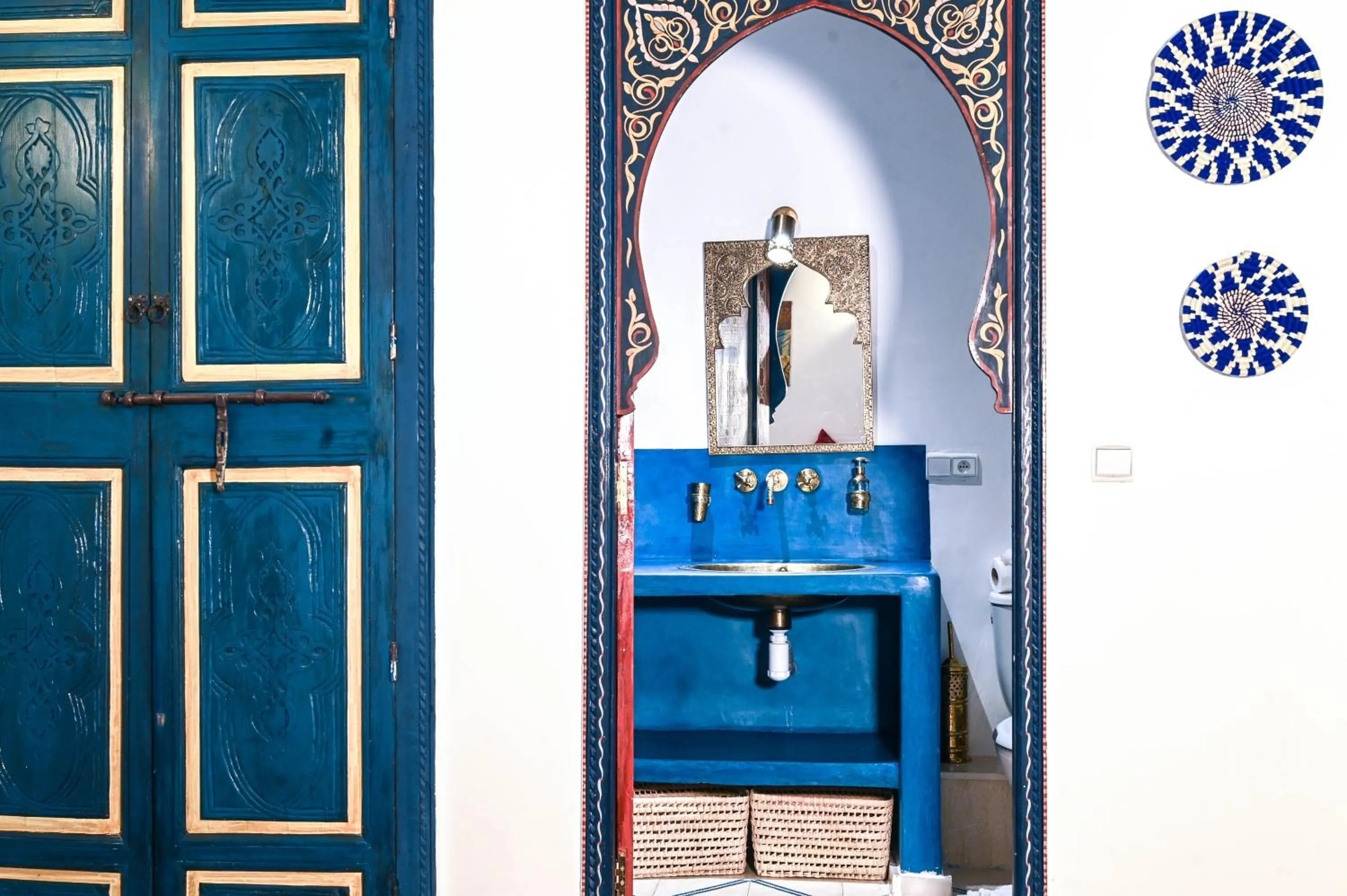 Shower in Riad Nouceiba Marrakech