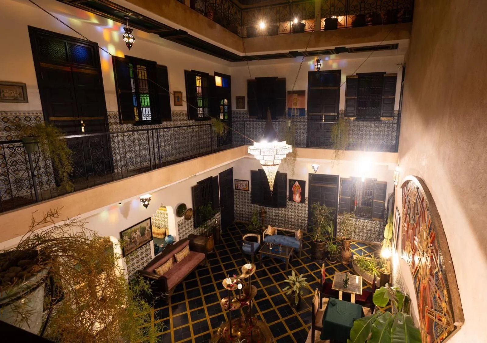 Patio in Riad Nouceiba Marrakech