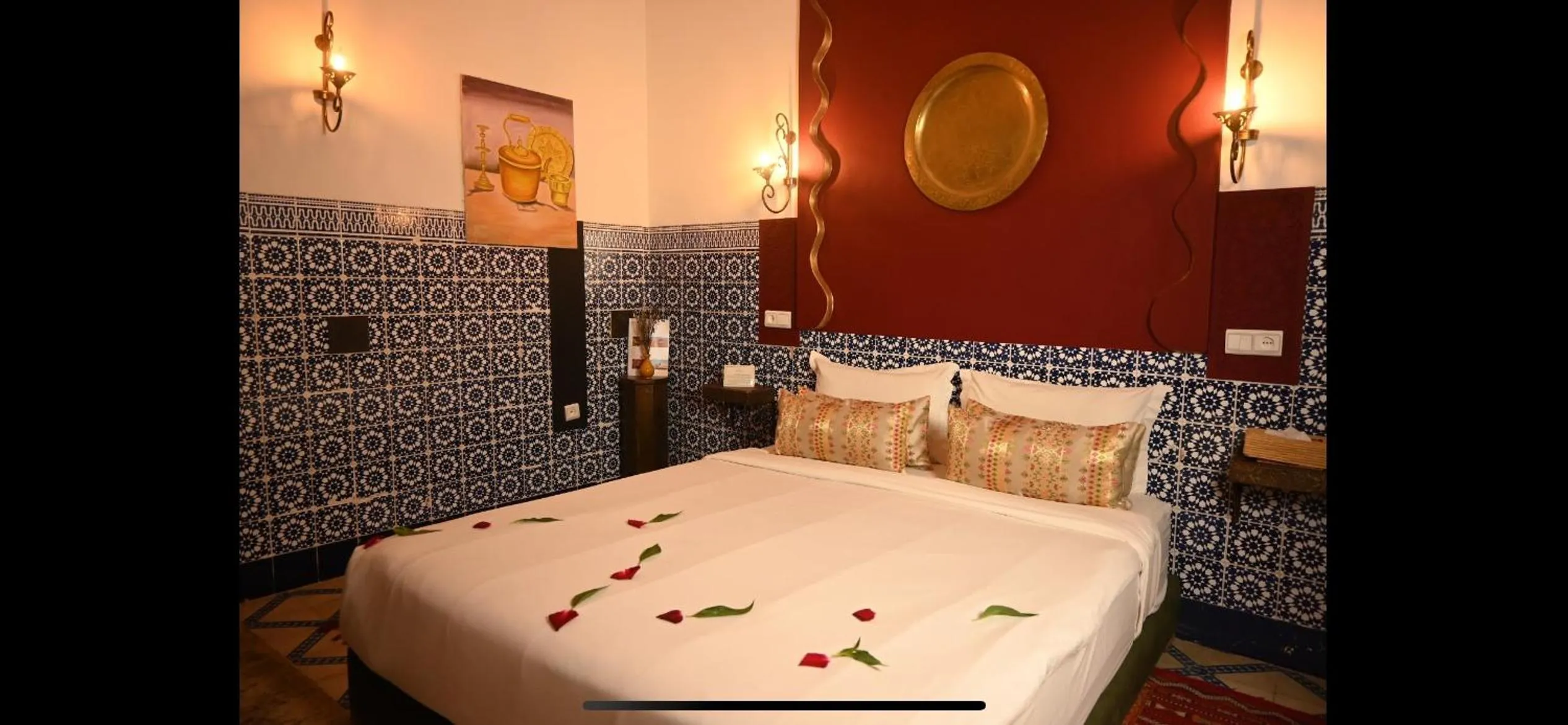 Bedroom, Bed in Riad Nouceiba Marrakech