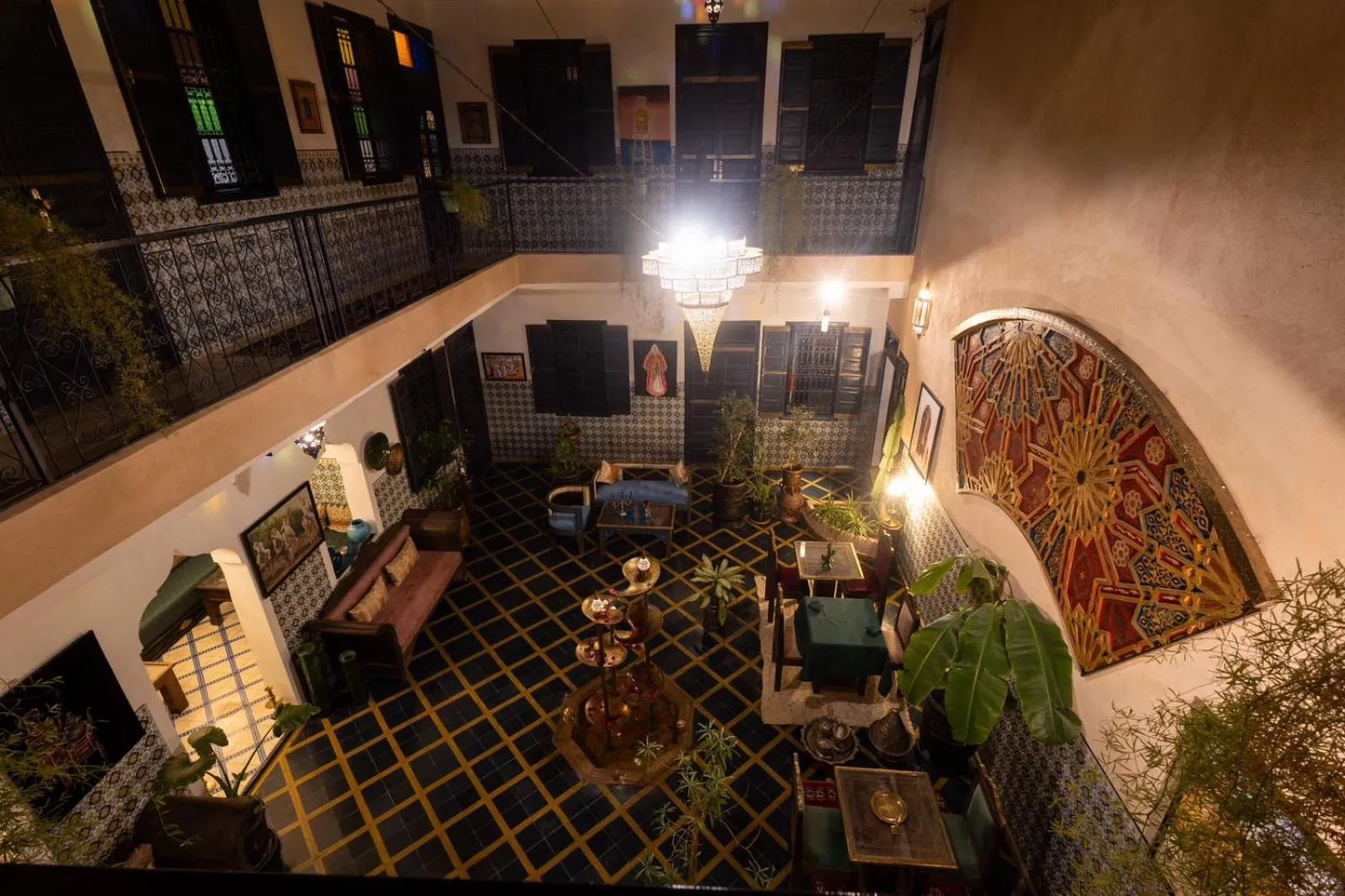 Patio in Riad Nouceiba Marrakech