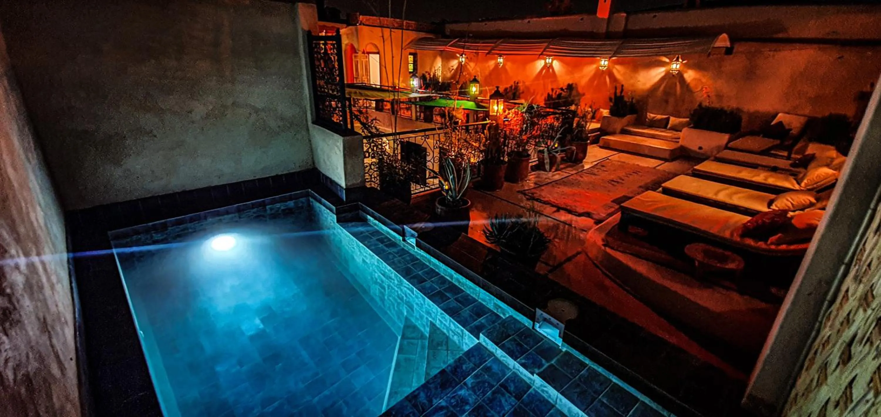 Swimming pool in Riad Nouceiba Marrakech