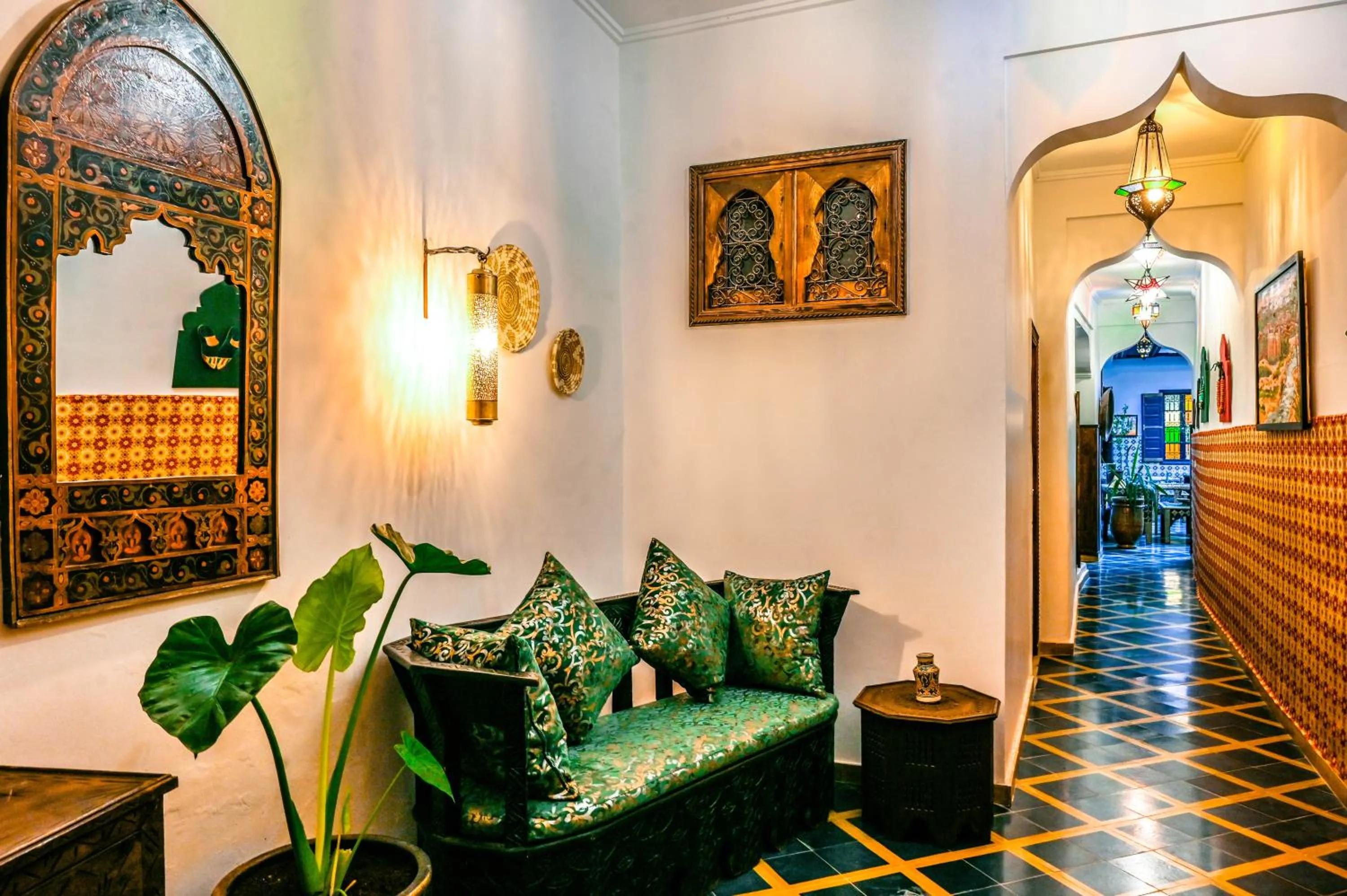 Lobby or reception in Riad Nouceiba Marrakech