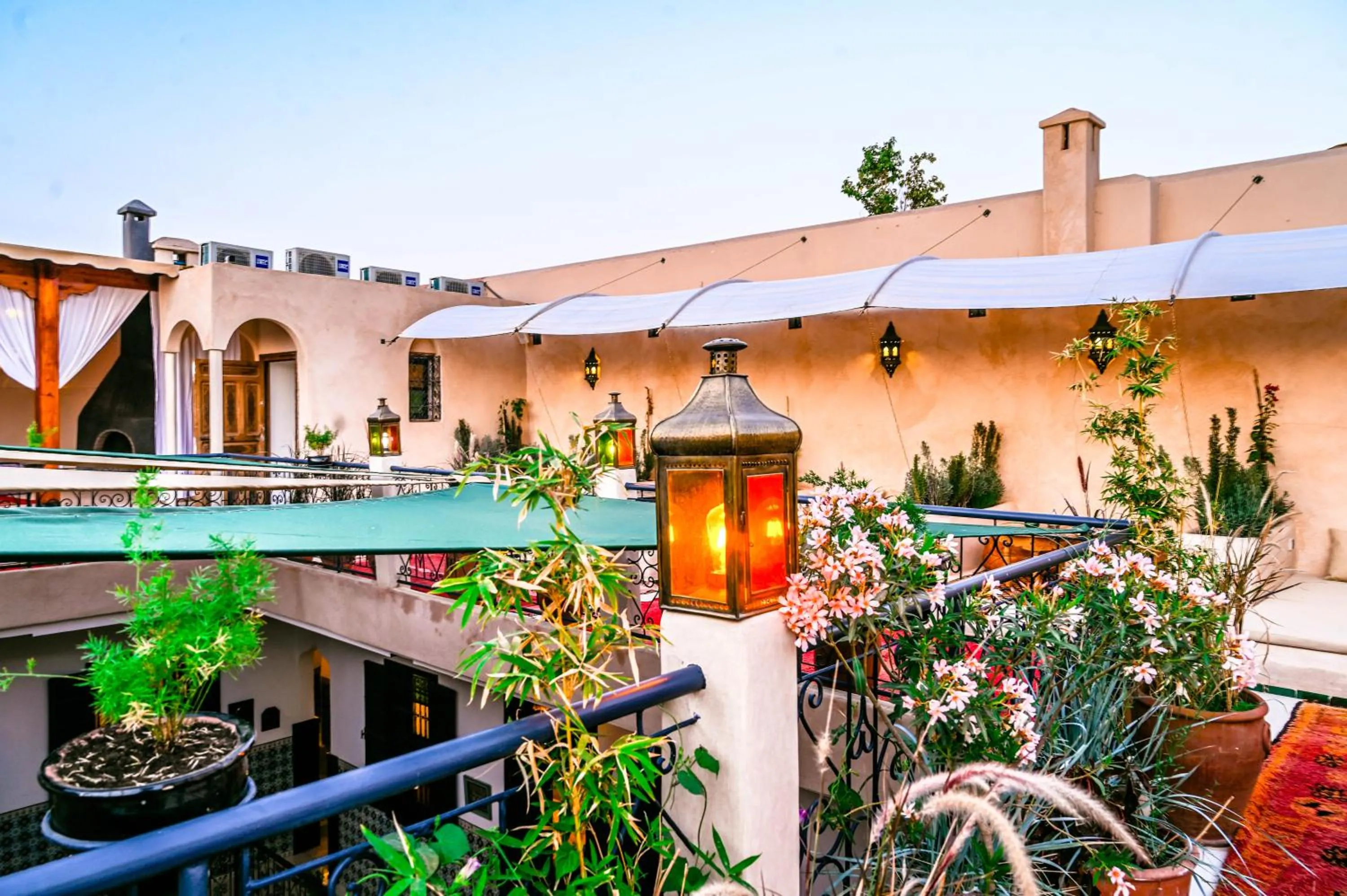 Solarium in Riad Nouceiba Marrakech