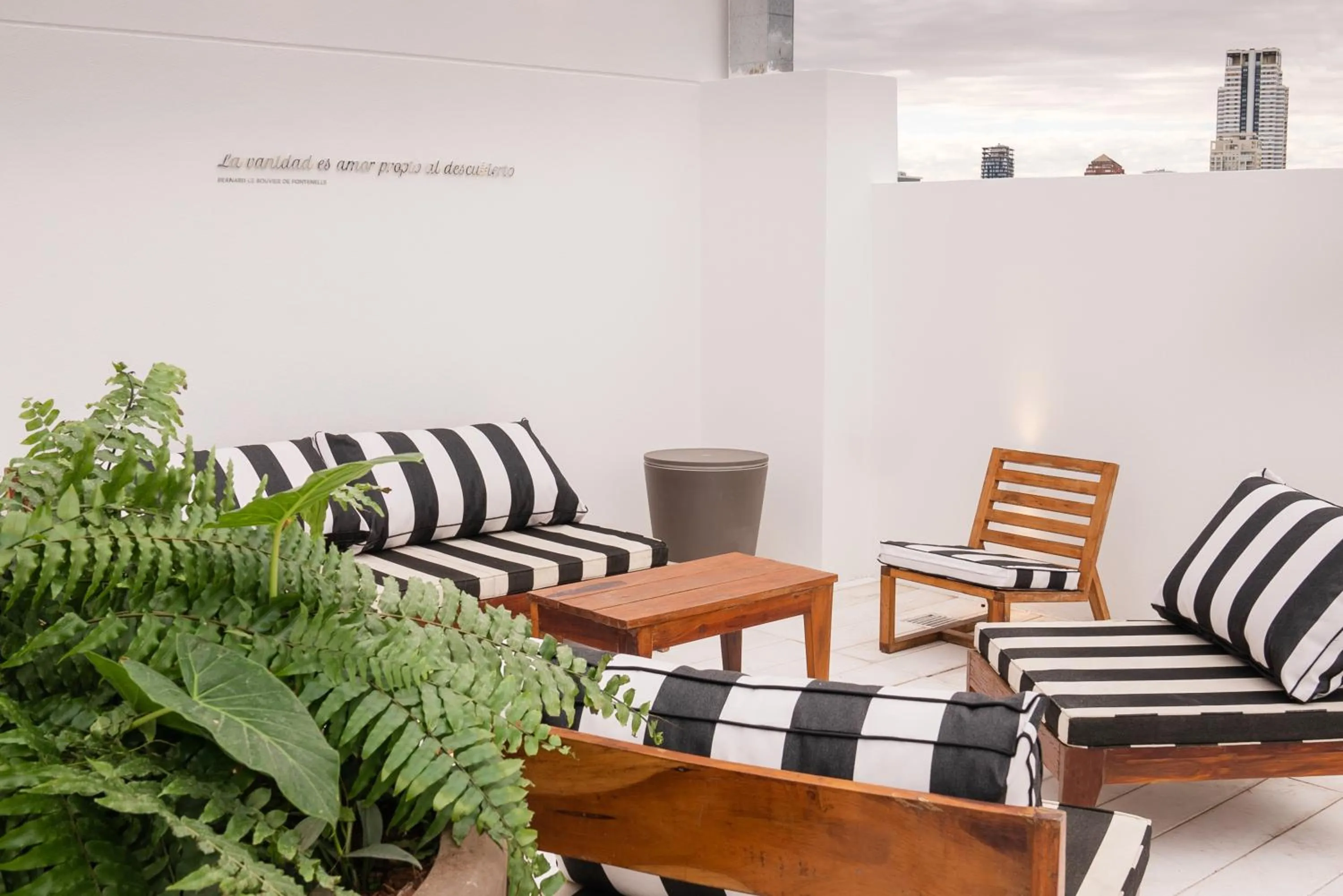 Seating area in Vain Boutique Hotel