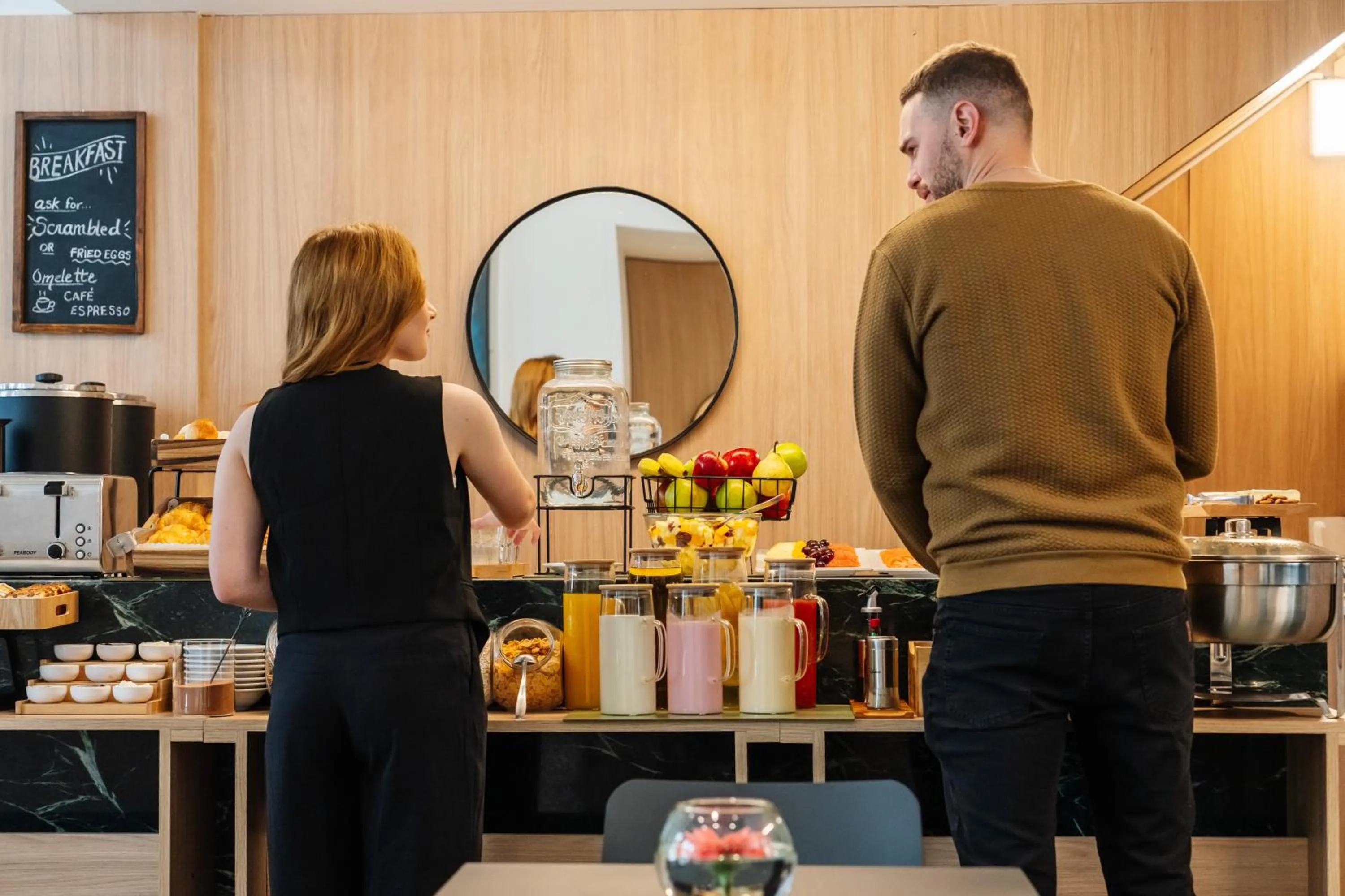 Buffet breakfast in Vain Boutique Hotel