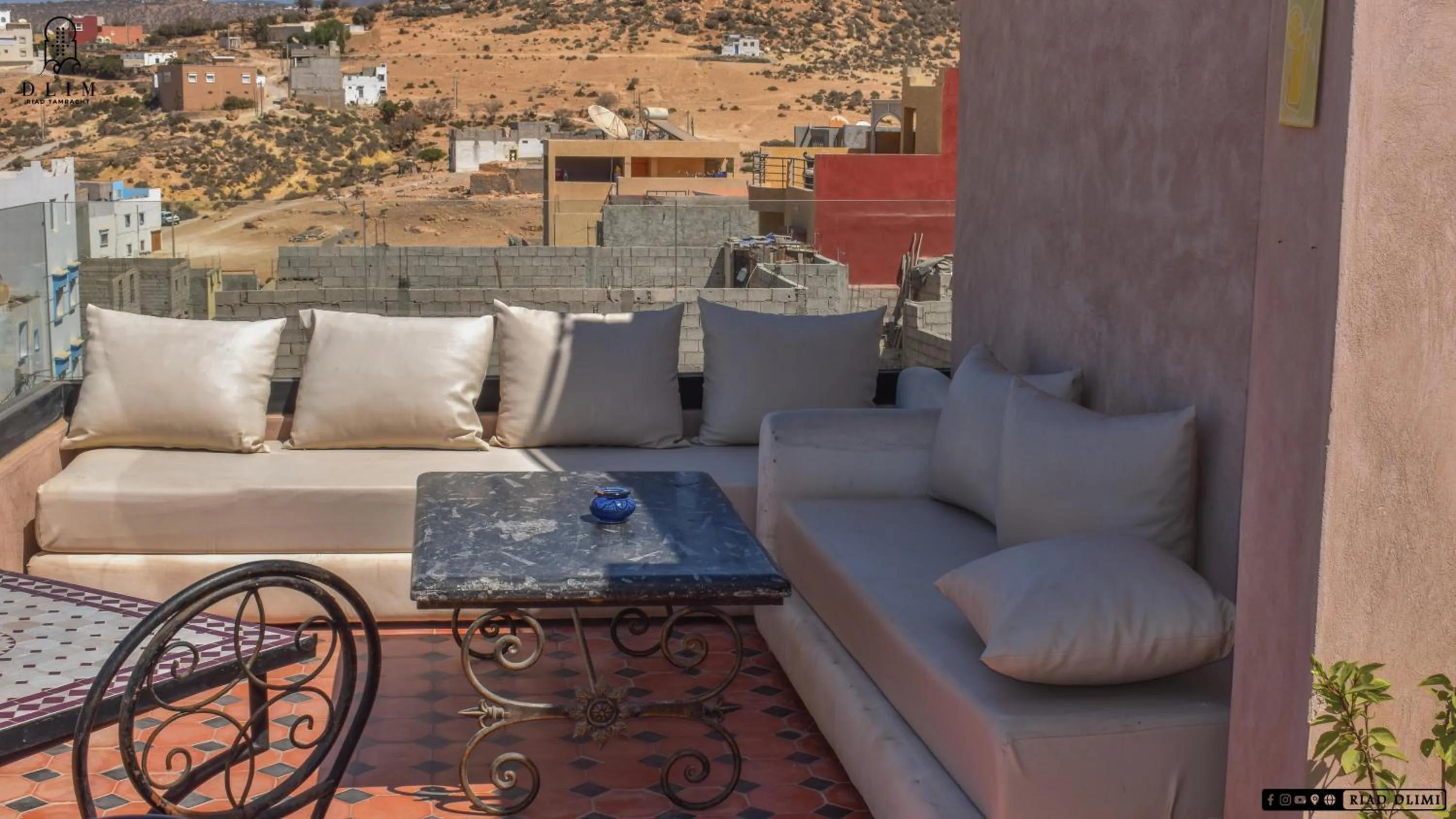 Patio in Auberge RIAD DLIM Tamraght