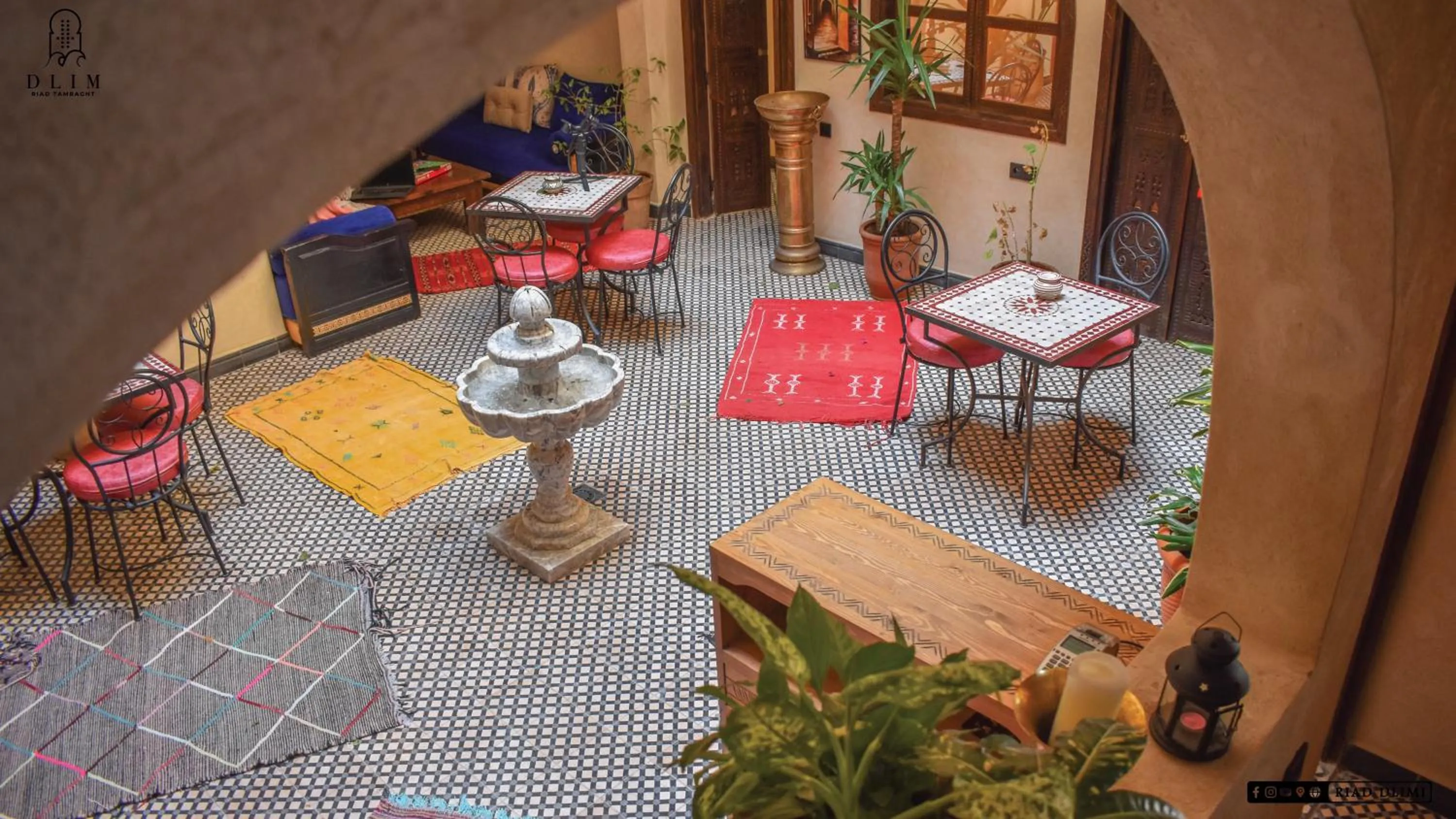 Patio in Auberge RIAD DLIM Tamraght