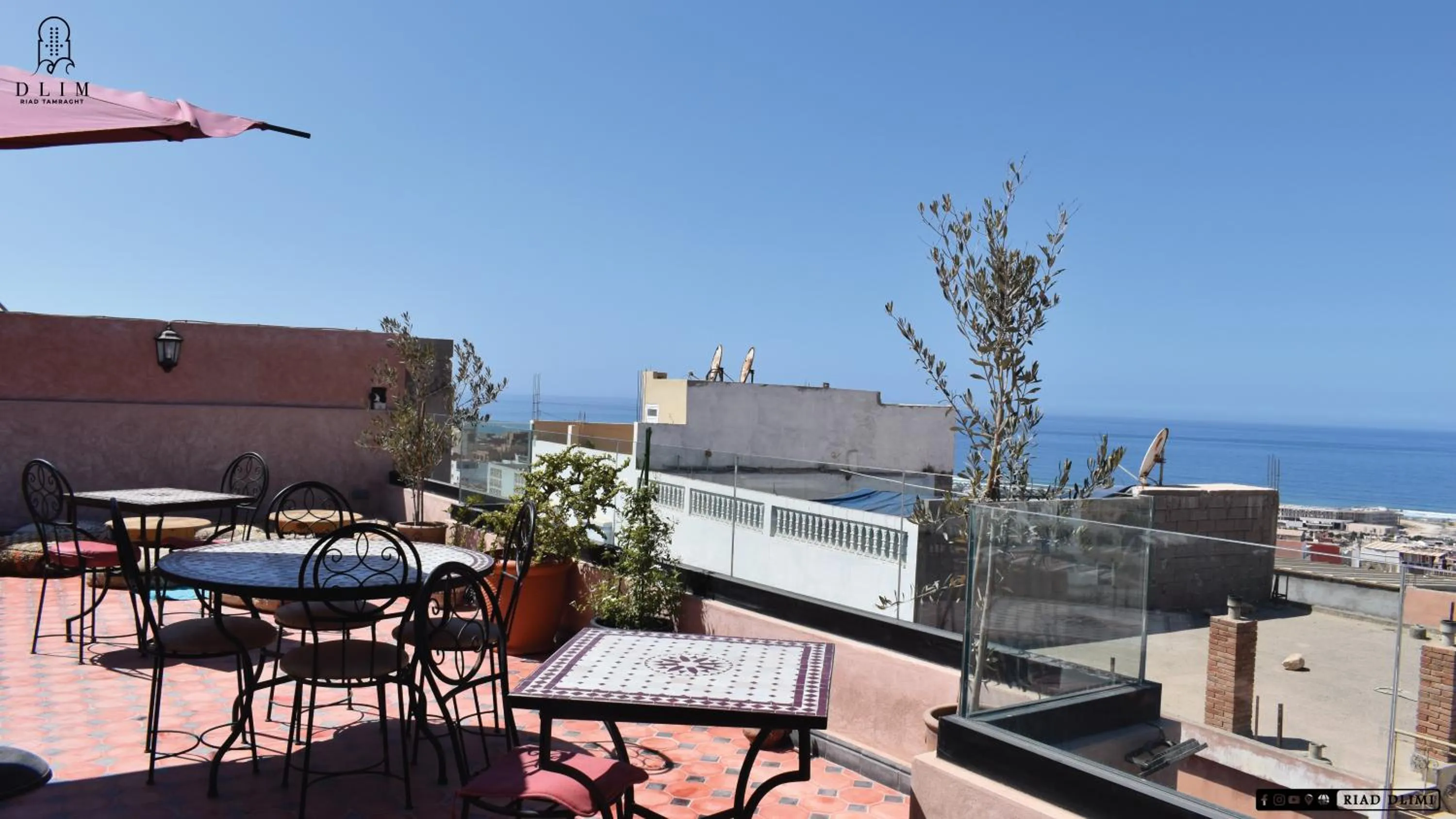 Patio in Auberge RIAD DLIM Tamraght