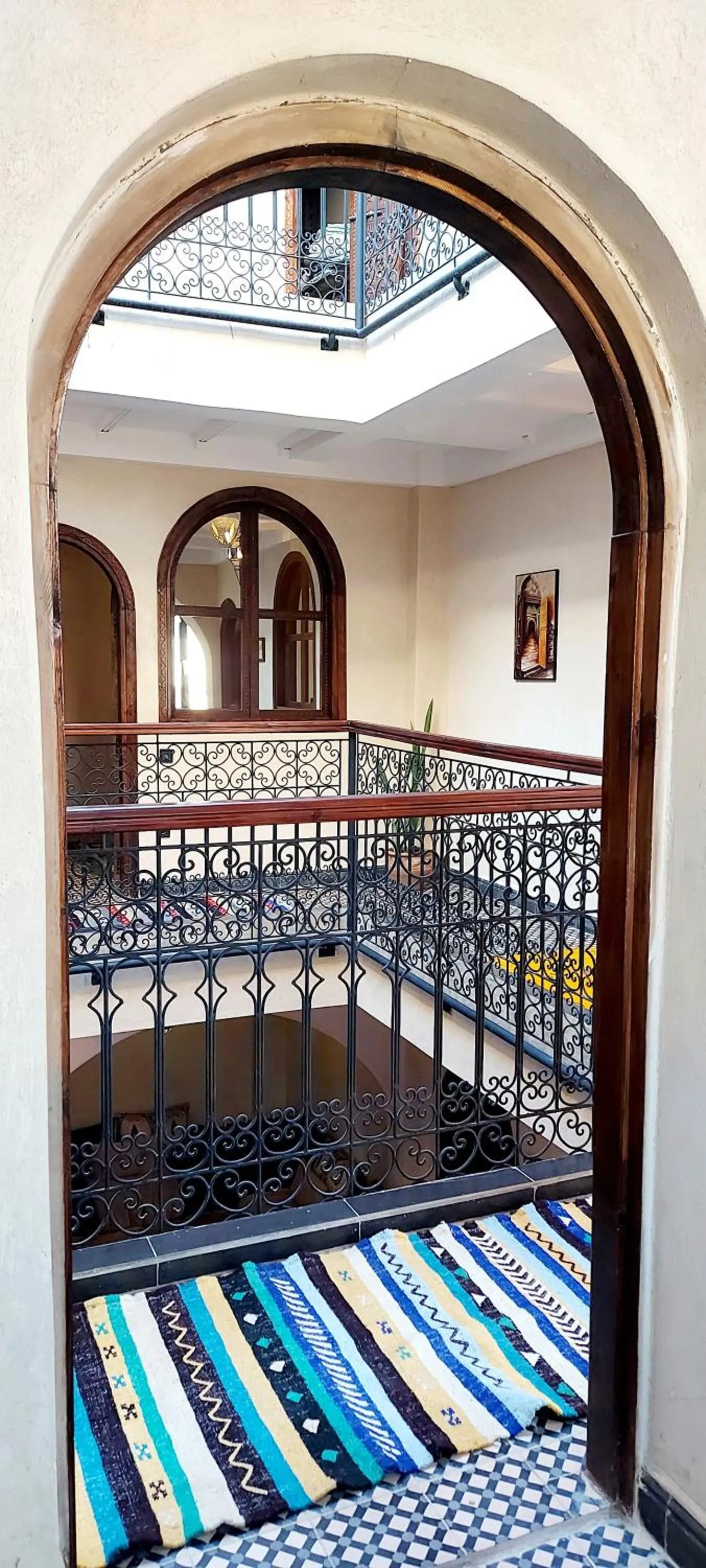 Patio in Auberge RIAD DLIM Tamraght